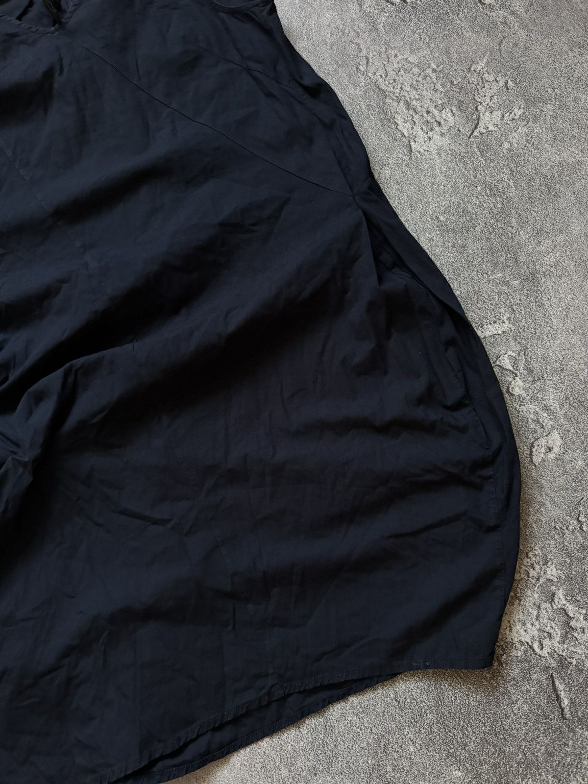 Vintage Provocation 46 dark blue dress relaxed sleeves avantgarde Size L / US 10 / IT 46 - 6 Thumbnail