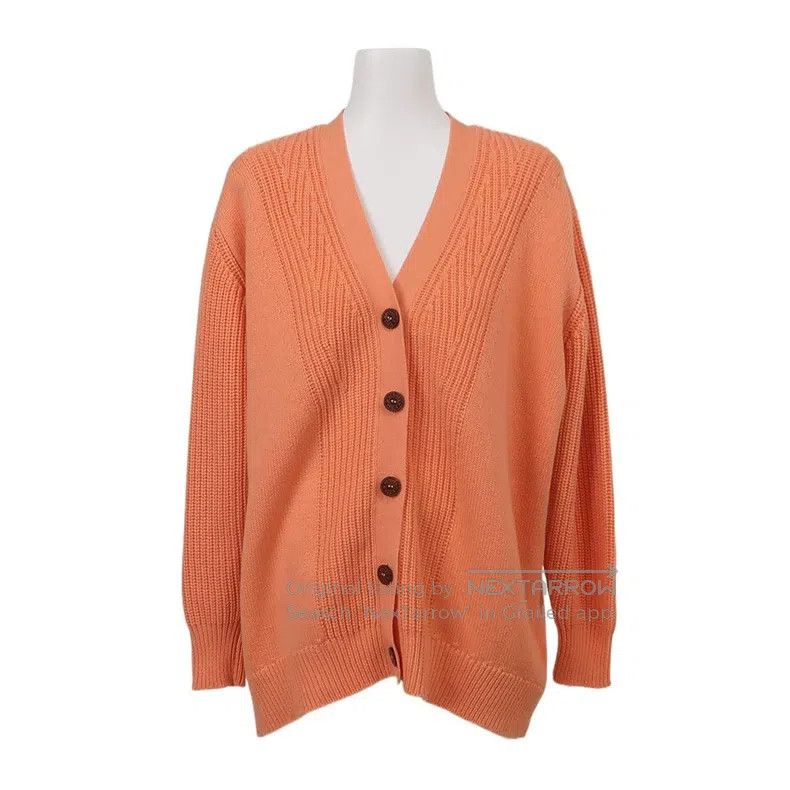 Hermes Hermes Cotton-velvet Blended Solid Color V-neck Coat Size XS / US 0-2 / IT 36-38 - 1 Thumbnail