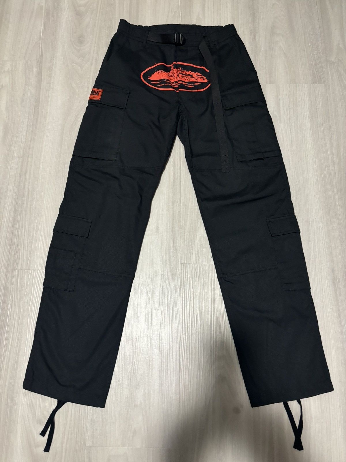 Other Corteiz Guerilla Cargo Pants Black Size Medium Size US 31 - 1 Thumbnail