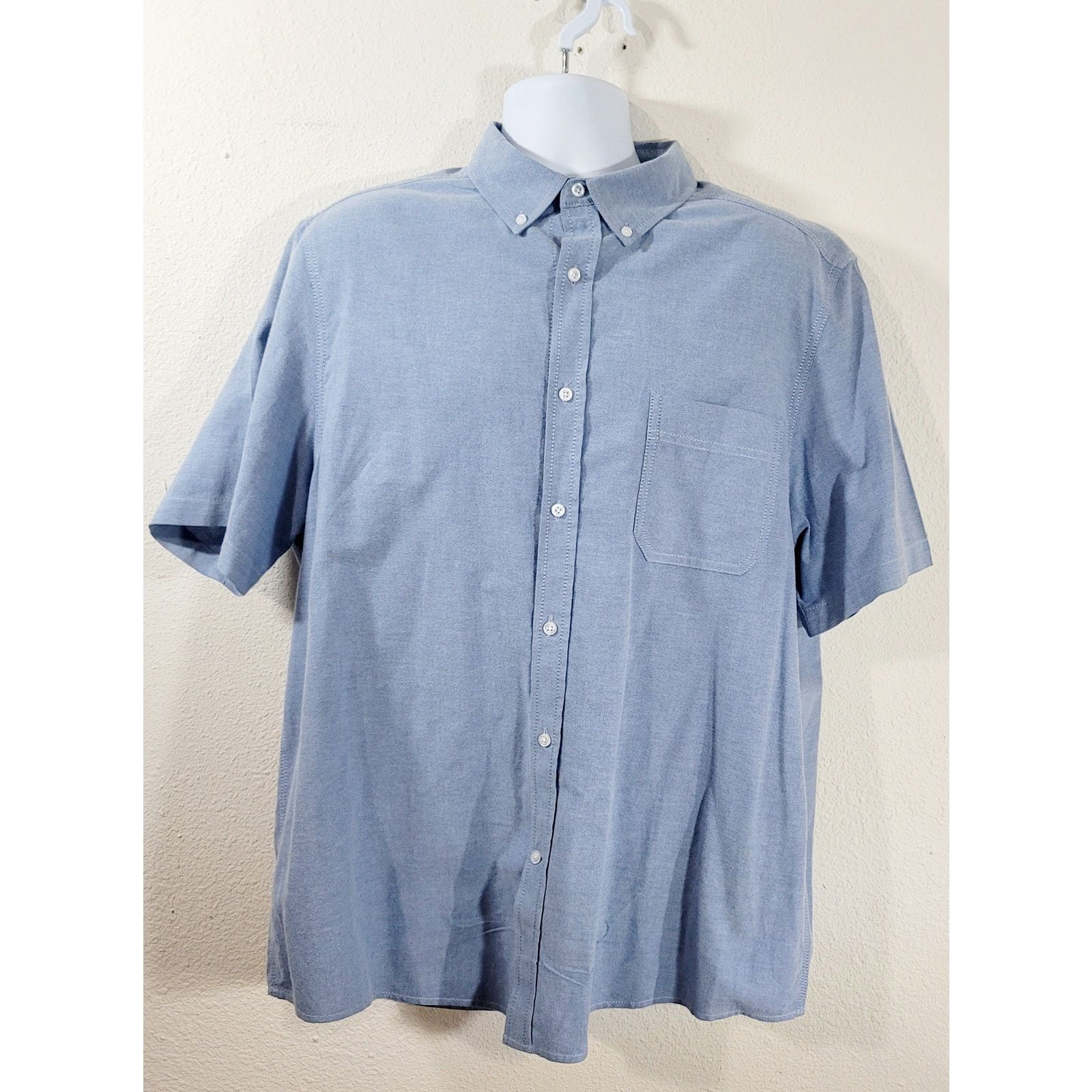 George Roth Blue Dot Button Down Shirt SZ 2024 XL