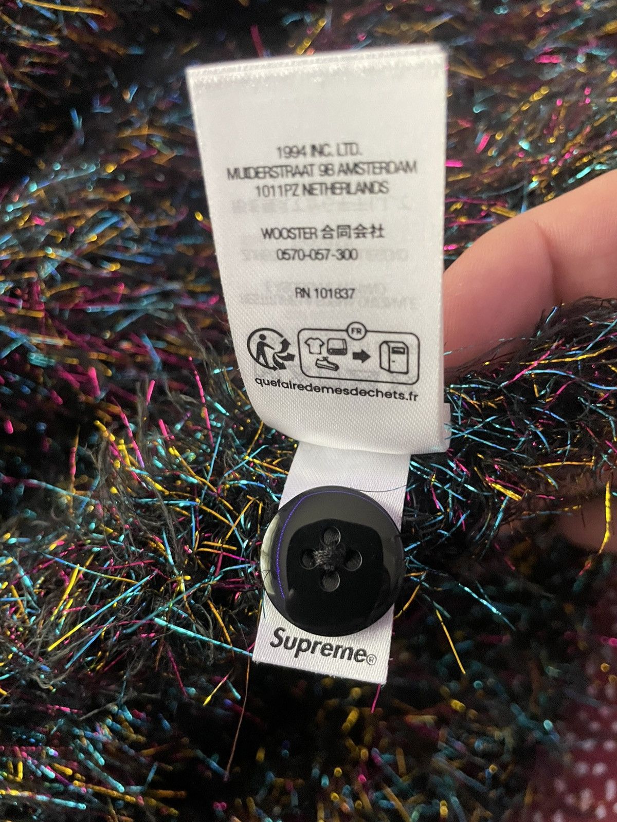 Supreme FW23 sparkle cardigan Size US M / EU 48-50 / 2 - 17 Thumbnail