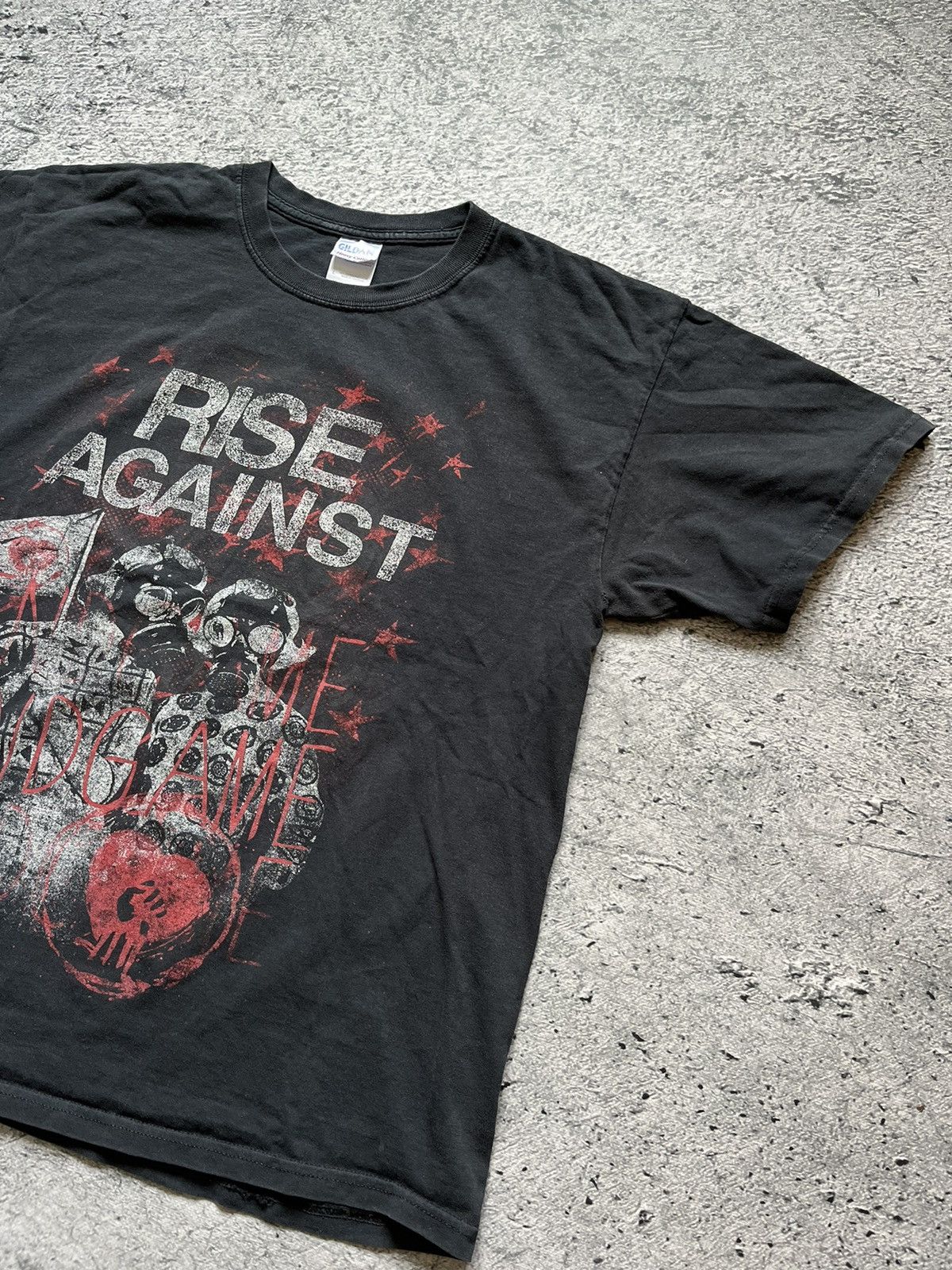 Band Tees × Vintage Rise Against Fall 2011 Europe Tour Vintage T-Shirt M Size Size US L / EU 52-54 / 3 - 4 Thumbnail