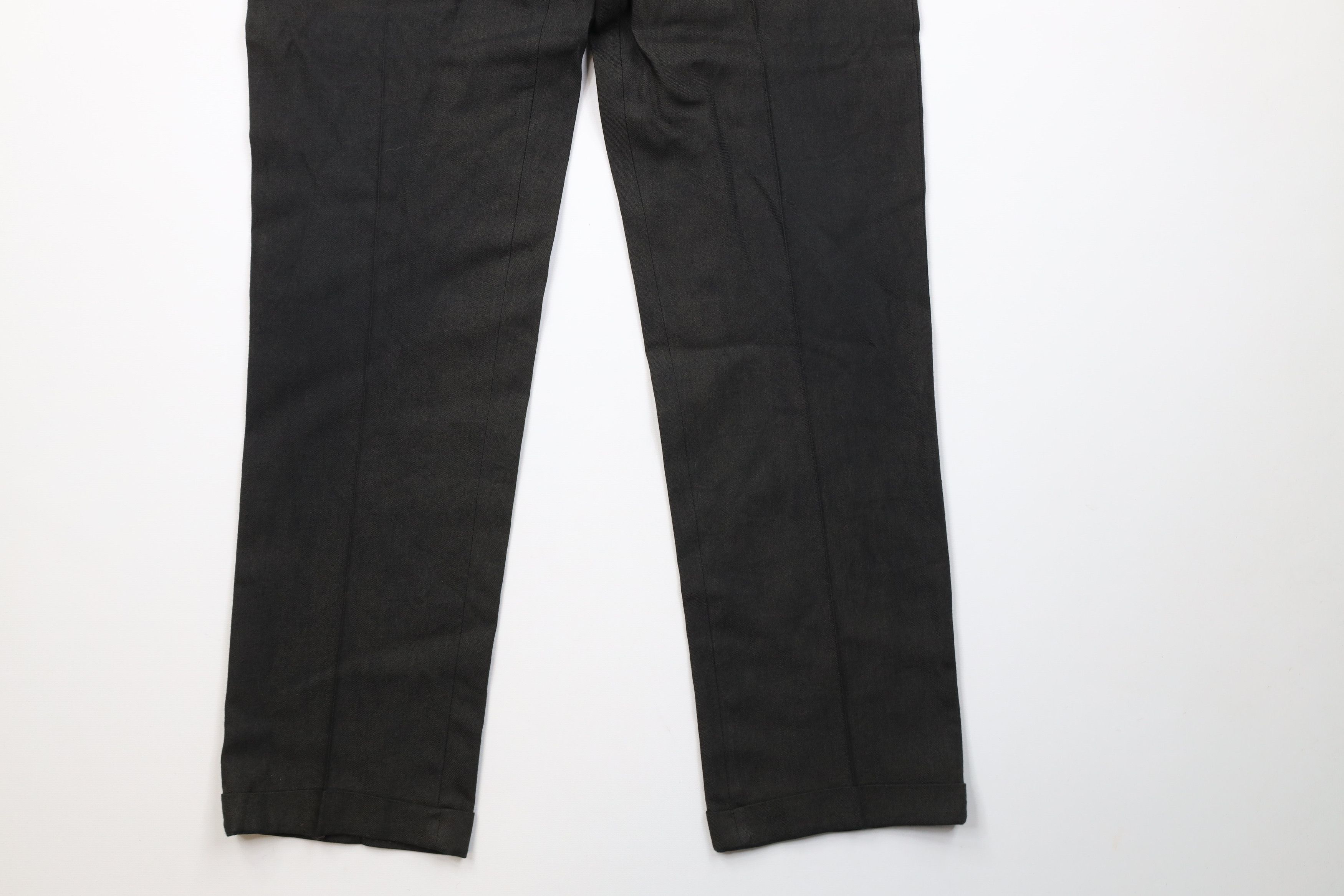 Vintage Vintage 50s Rockabilly Rayon Gabardine Chino Pants USA Size US 32 / EU 48 - 4 Thumbnail