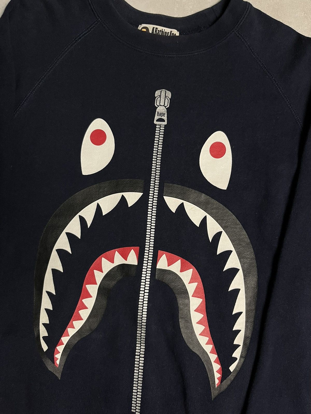 Bape A Bathing Ape Bape WGM Shark Crewneck Sweatshirt Size US M / EU 48-50 / 2 - 5 Thumbnail