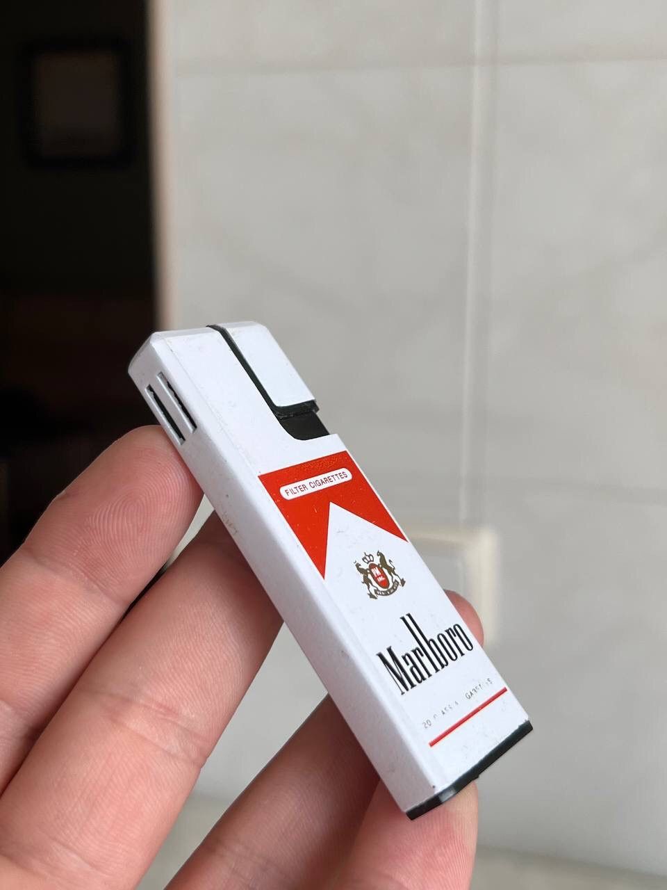 Marlboro × Vintage Y2K ELEGANCE MARLBORO GEOMETRIC METAL PUNK ROCK LIGHTER Size ONE SIZE - 3 Thumbnail
