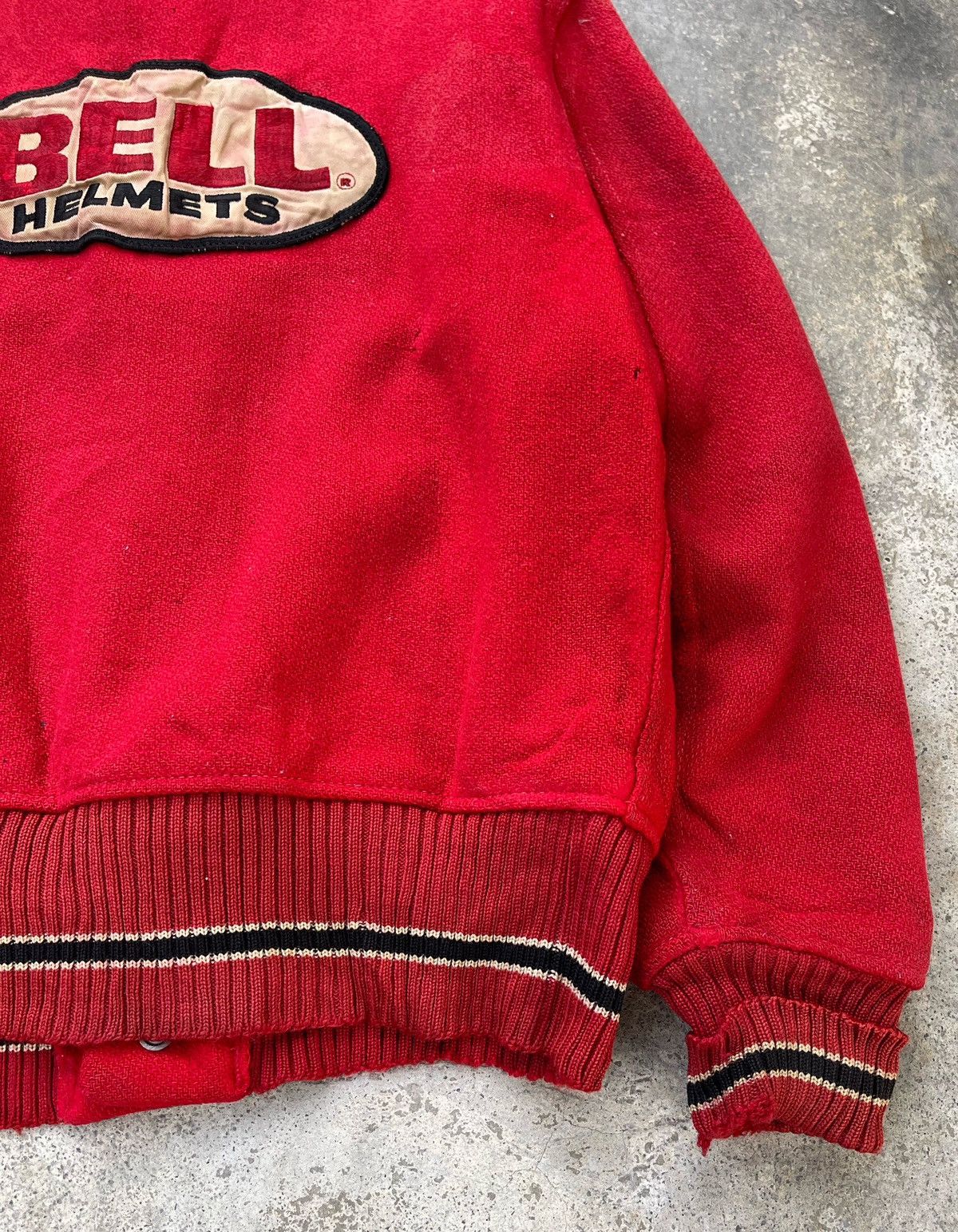 Vintage 🔥VINTAGE 70s BELL HELMETS VARSITY JACKET Size US M / EU 48-50 / 2 - 15 Thumbnail