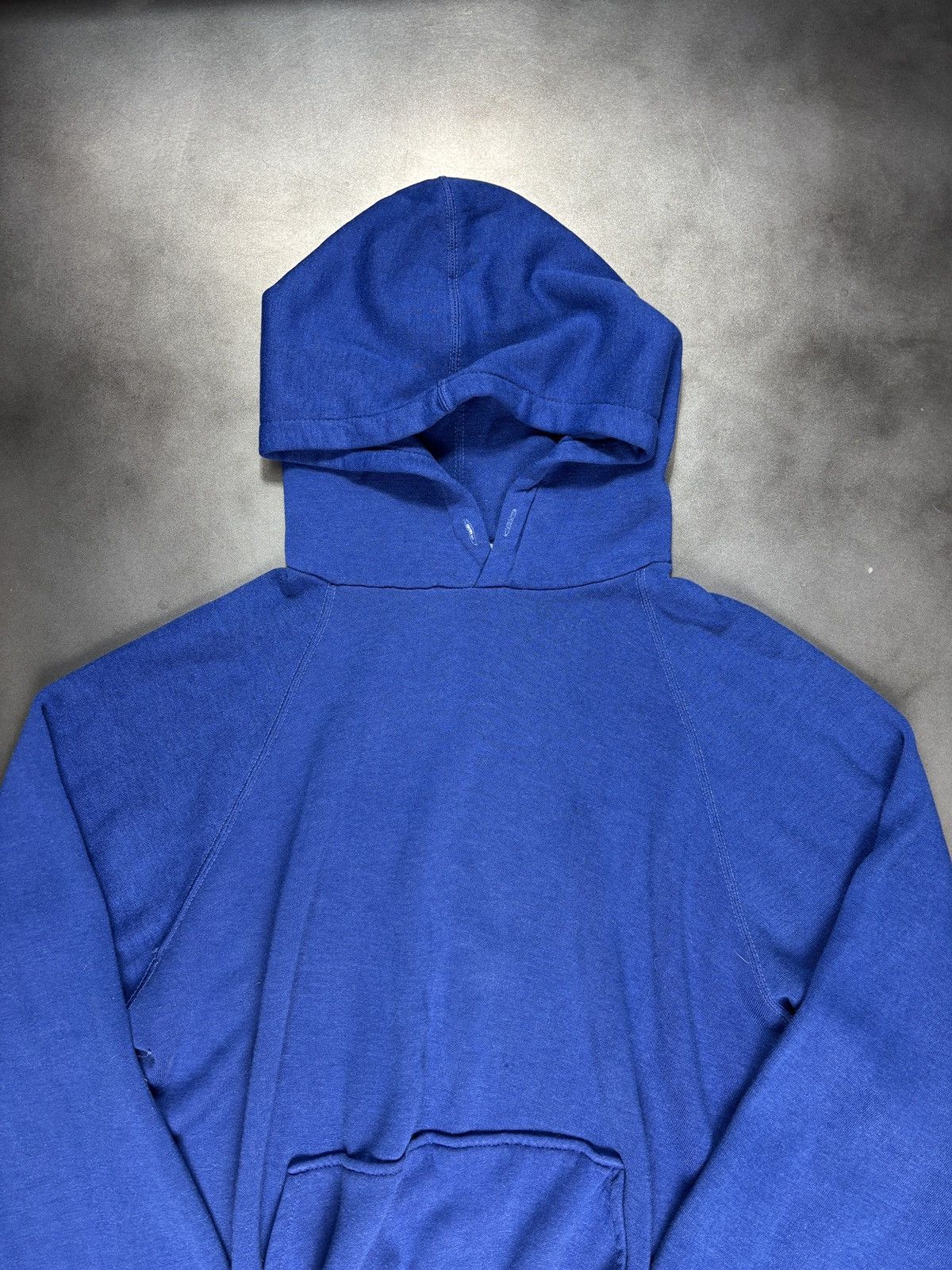 Champion × Other × Vintage 1980s Raglan Hoodie Vintage Pullover Sweatshirt 50/50 Blue Size US M / EU 48-50 / 2 - 2 Thumbnail