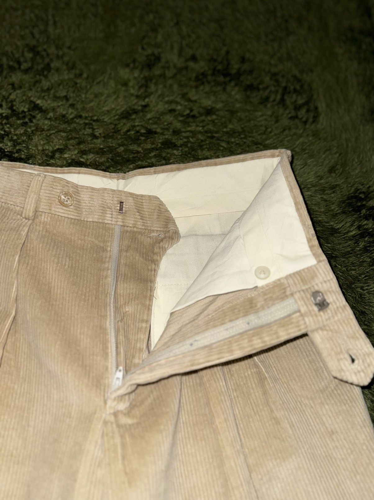 L.L. Bean [M] 90s L.L.Bean Made in USA Corduroy Two-Tuck Trousers Size US 30 / EU 46 - 3 Thumbnail