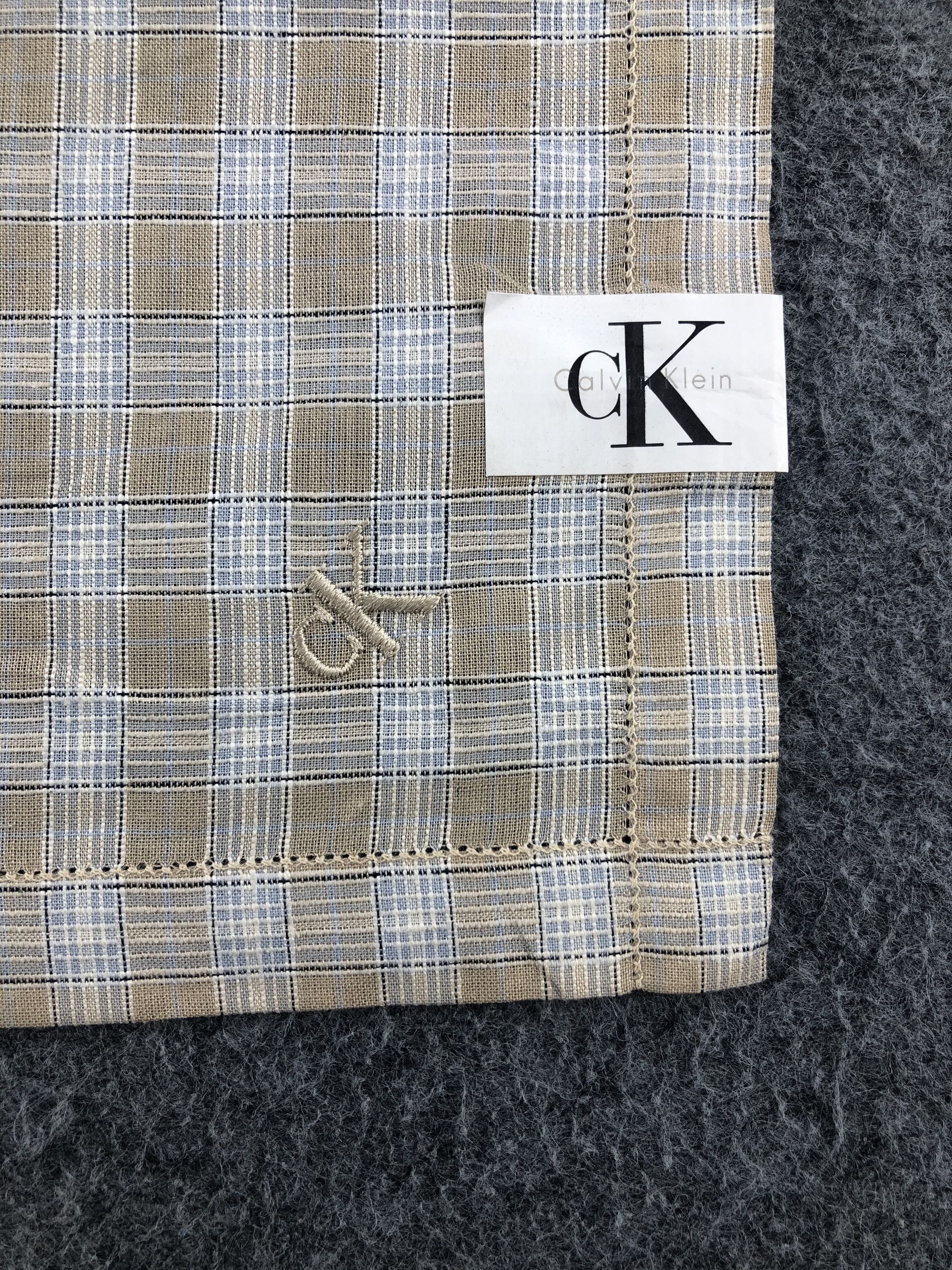 Calvin Klein × Vintage Calvin Klein Handkerchief / Bandana / Neckerchief Size ONE SIZE - 5 Thumbnail