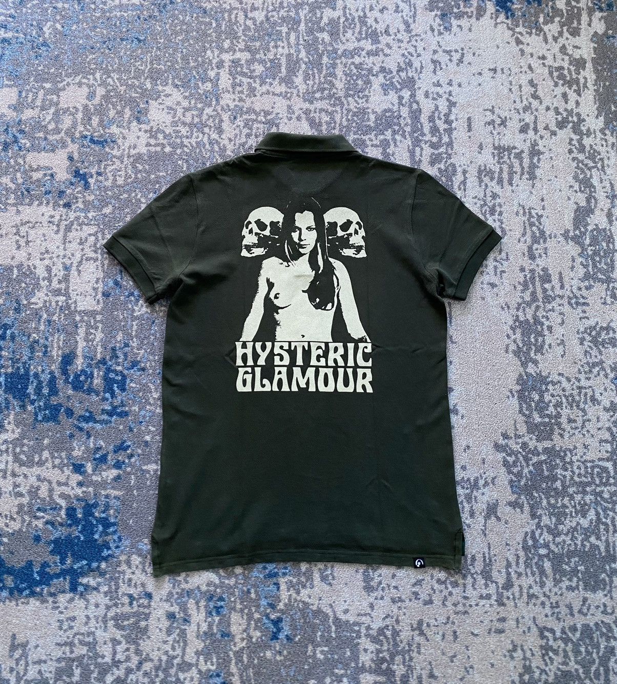 Hysteric Glamour Supreme Green Skull Full Print Skeleton T-shirt