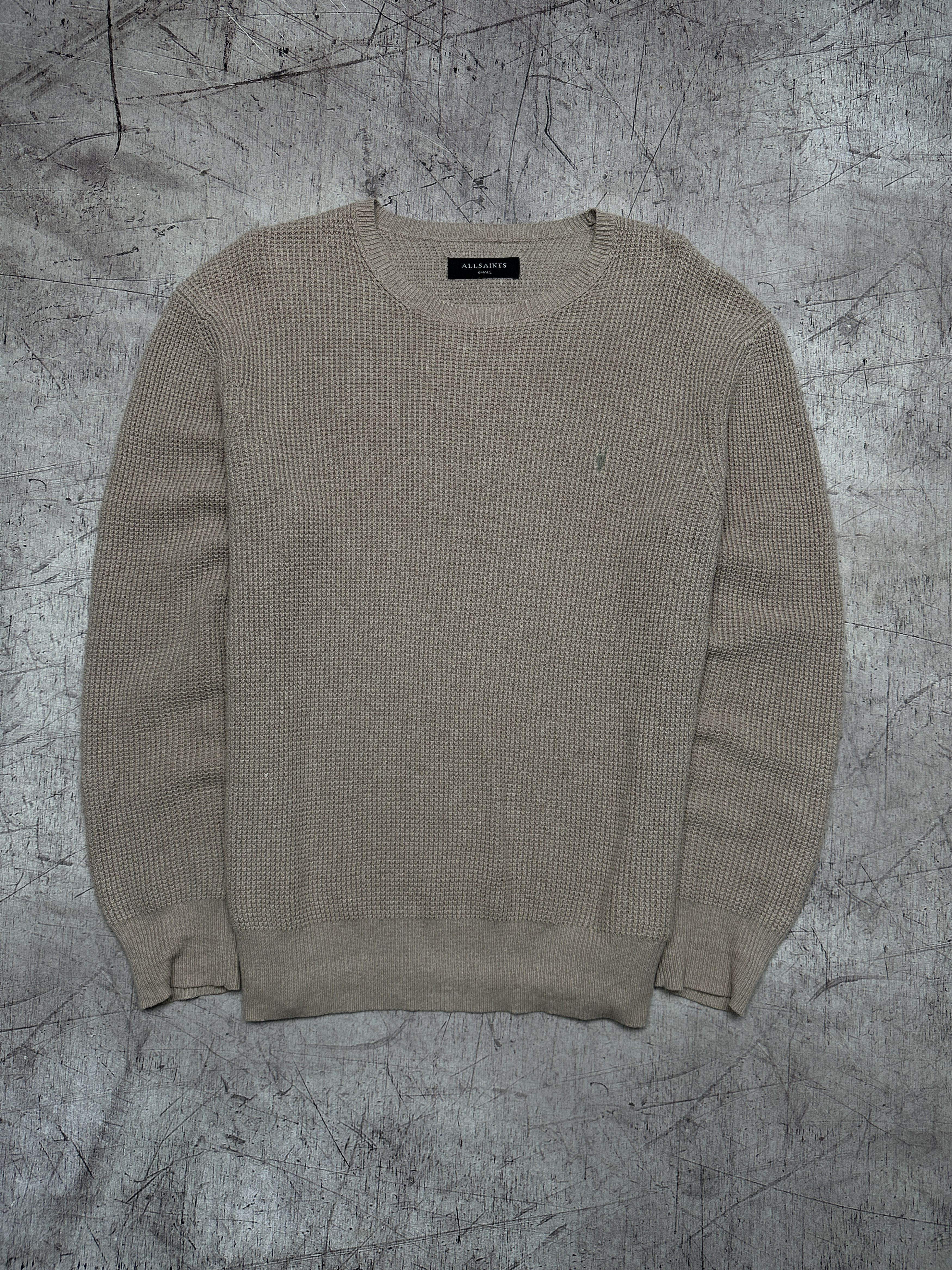 Allsaints Allsaint Vintage Mens Trias Crew Neck Knit Sweater Size US S / EU 44-46 / 1 - 1 Thumbnail