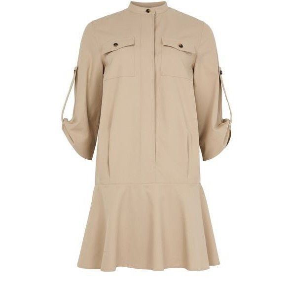 long sleeve brown dress mini Maui Sunset Rayon Tunic Dress
