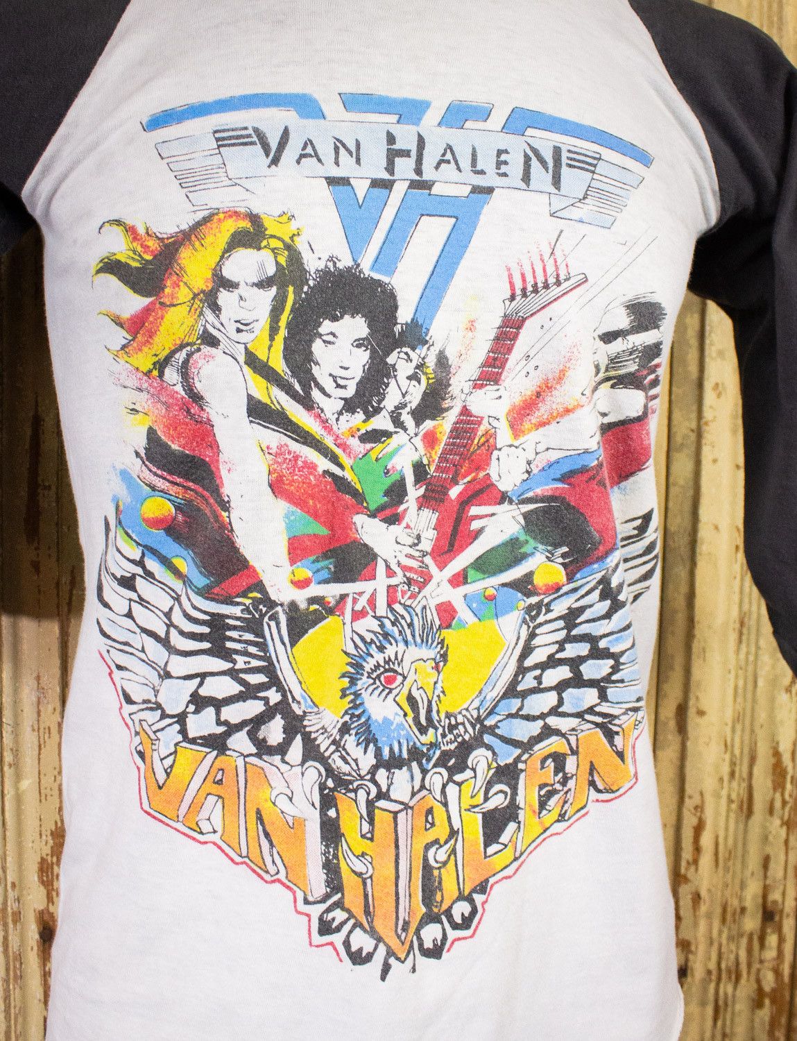 Band Tees × Vintage Vintage Van Halen 1984 Tour Parking Lot Concert T Shirt 1984 Size US XS / EU 42 / 0 - 4 Thumbnail