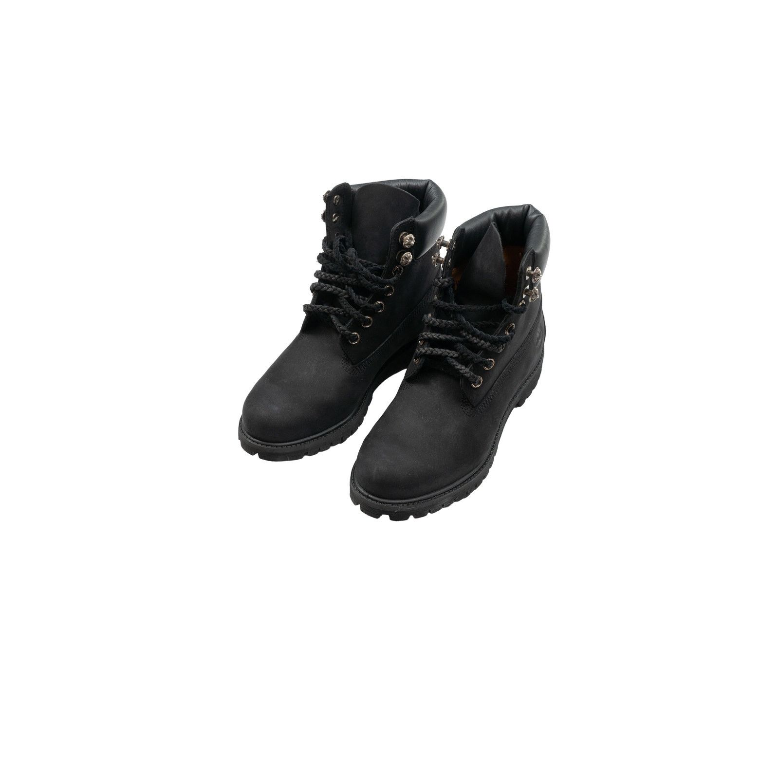 Chrome Hearts Black Timberland 6 Inch Boots Size US 8 / EU 41 - 1 Thumbnail