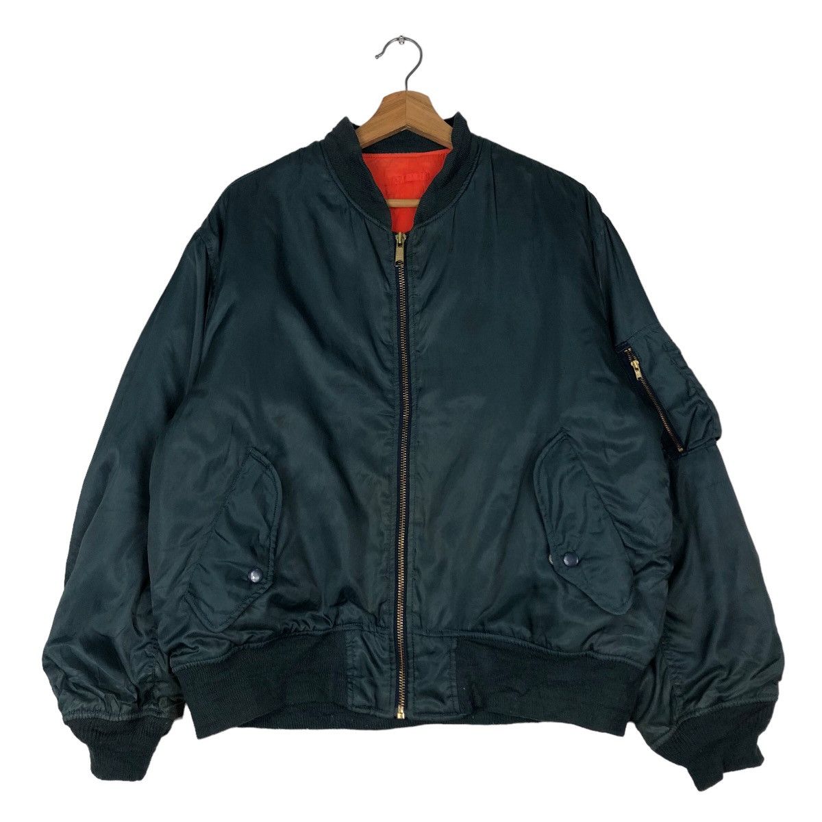Japanese Brand 🔥Vintage Fly Bomber Jacket Riot Riot Uniqlo Japan Made Size US L / EU 52-54 / 3 - 1 Thumbnail