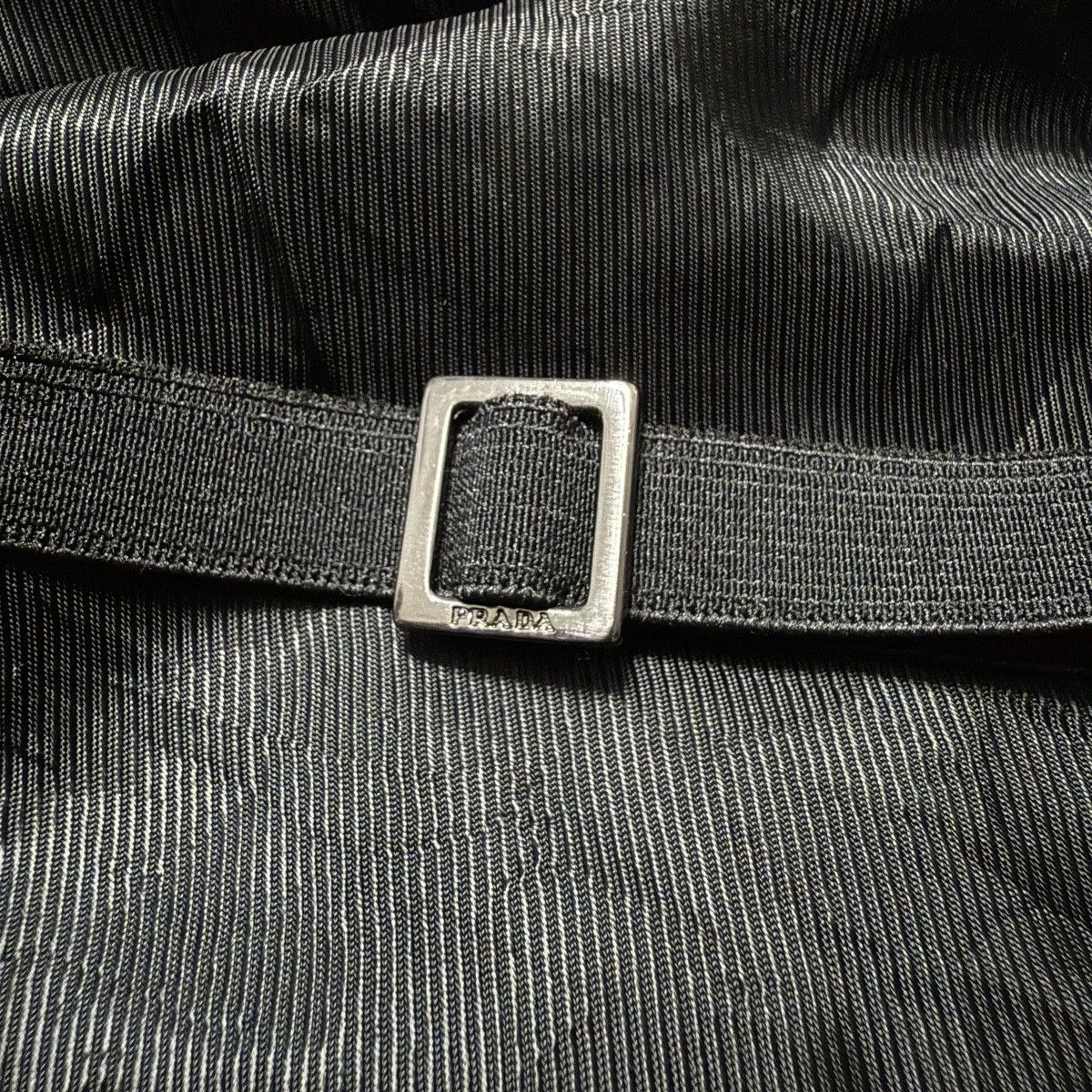 Prada Black Prada Nylon Overcoat Size US L / EU 52-54 / 3 - 11 Thumbnail