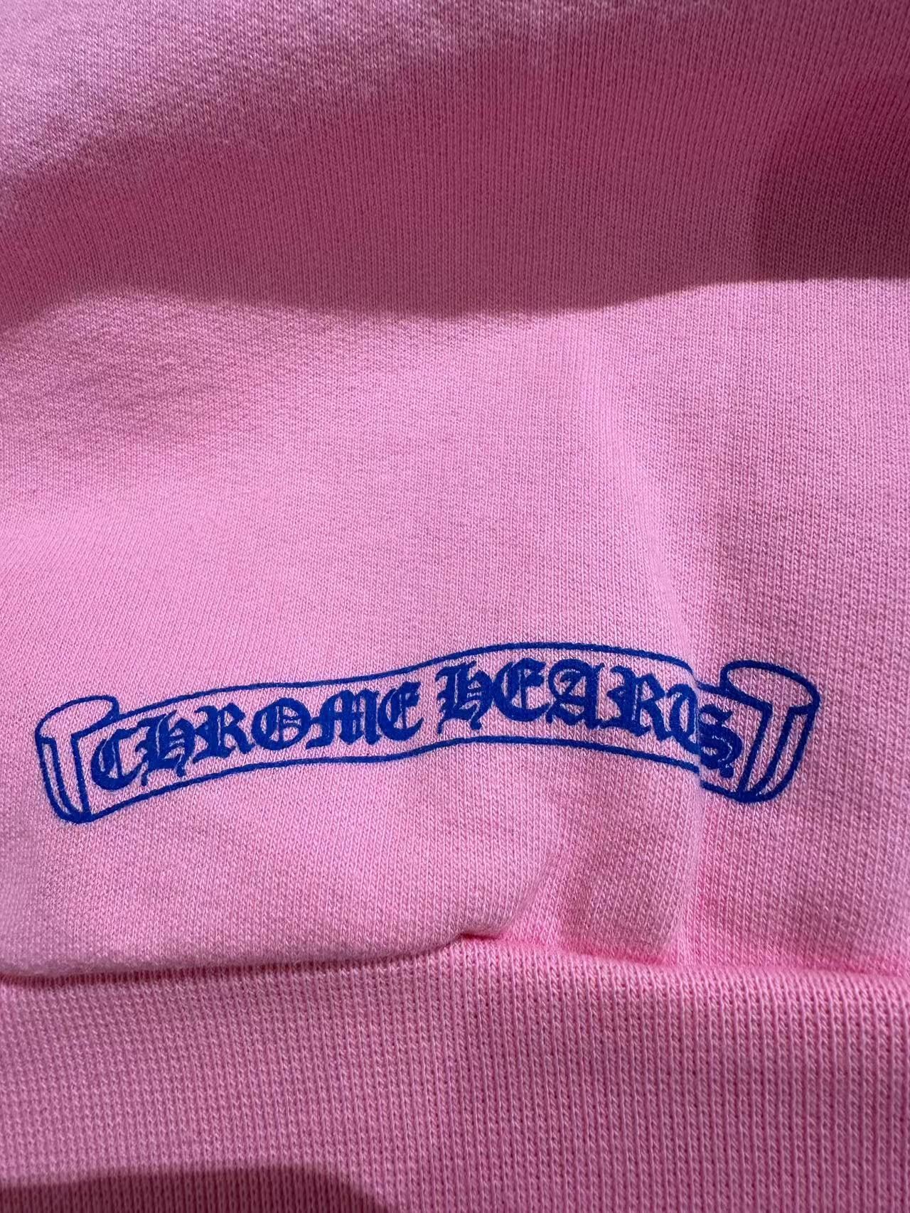 Chrome Hearts Chrome Hearts Horseshoe Logo Pink Pullover Hoodie Size US XL / EU 56 / 4 - 7 Thumbnail