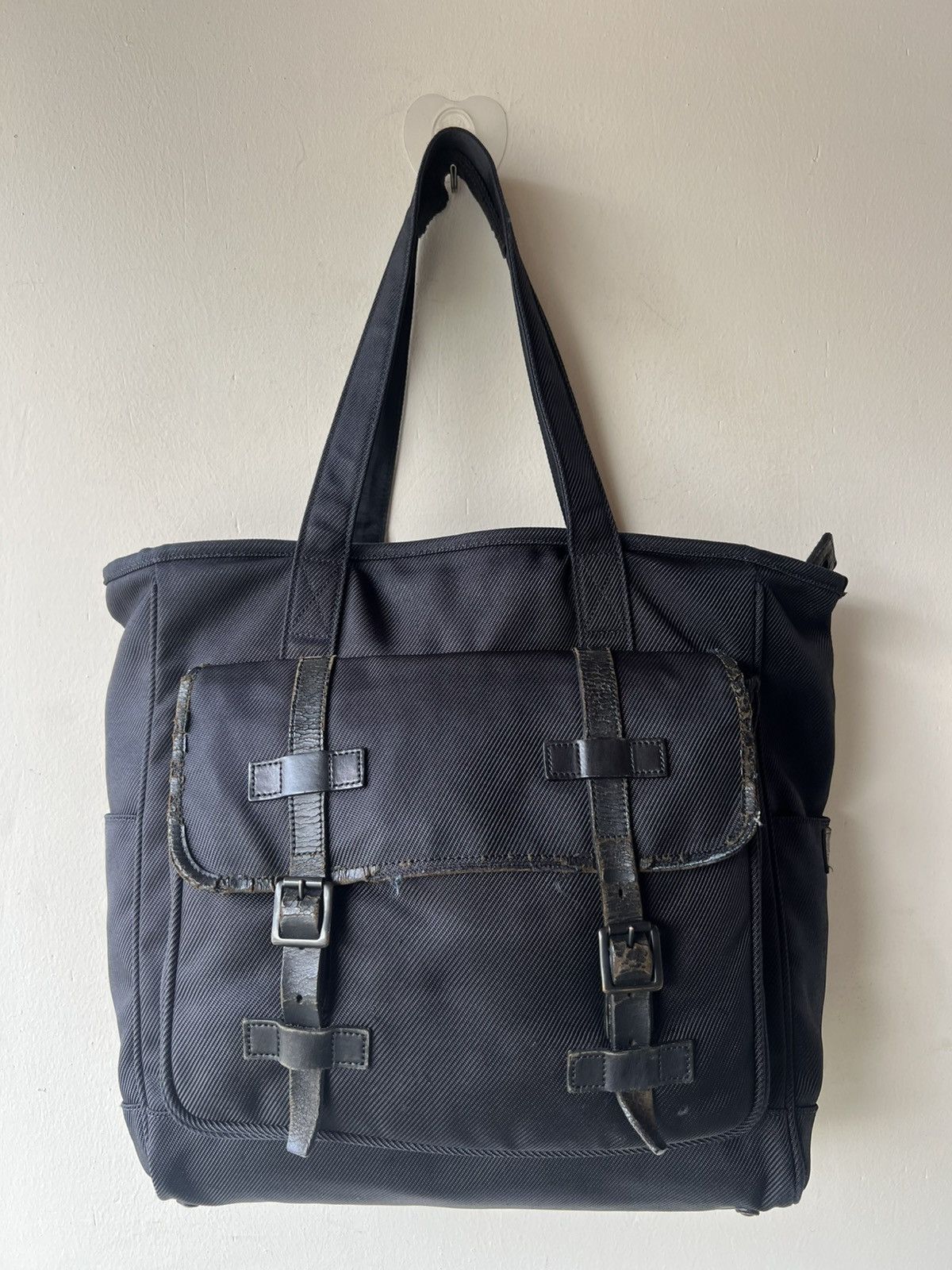 Porter Distressed Porter Yoshida Waxed Military Style Tote Bag Size ONE SIZE - 18 Thumbnail