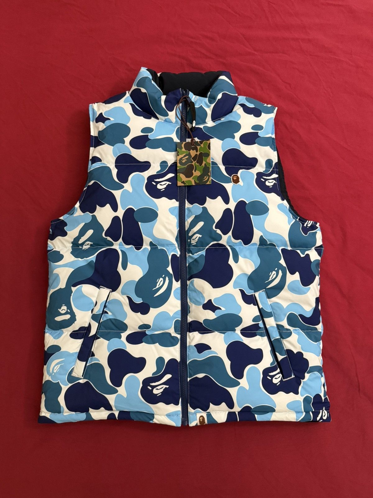 Bape Bape ABC blue camo reversible Vest Size US M / EU 48-50 / 2 - 1 Thumbnail