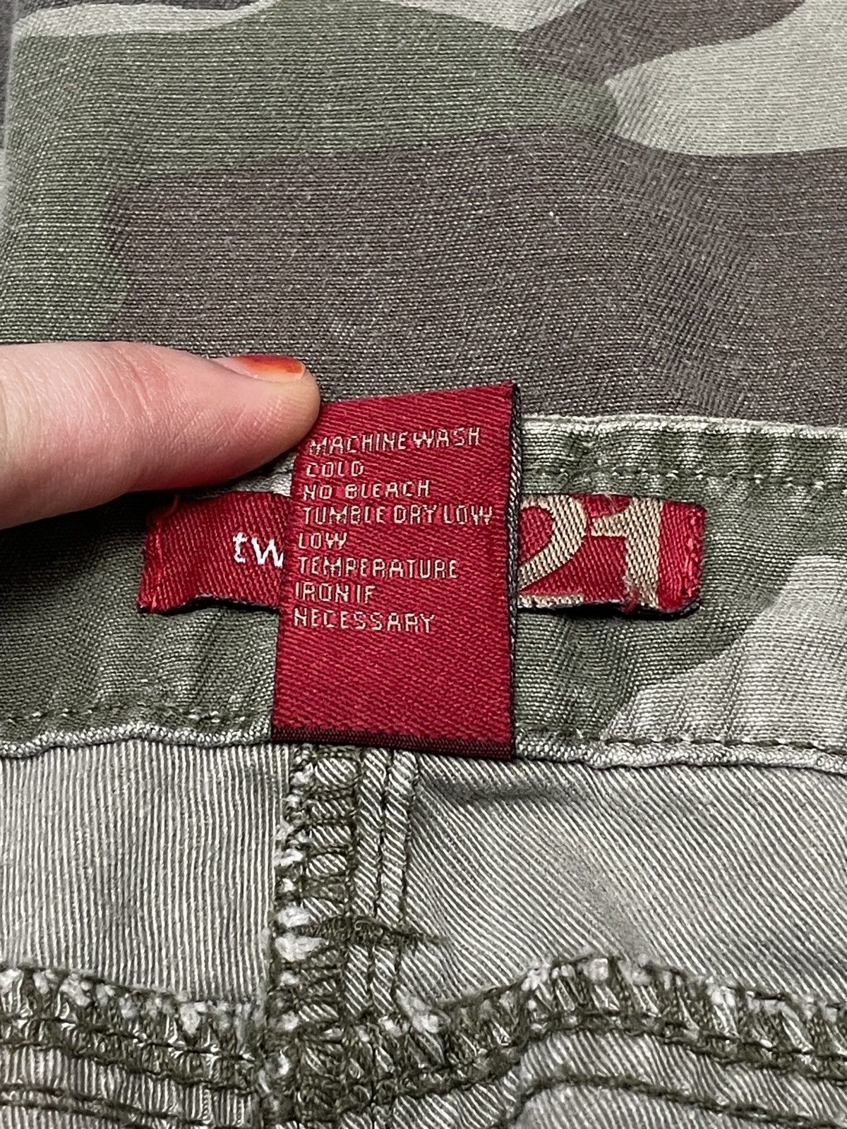 Designer × Japanese Brand × Vintage Vintage Japanese Brand Twentyone Camouflage 2000a Size US 28 / EU 44 - 10 Thumbnail