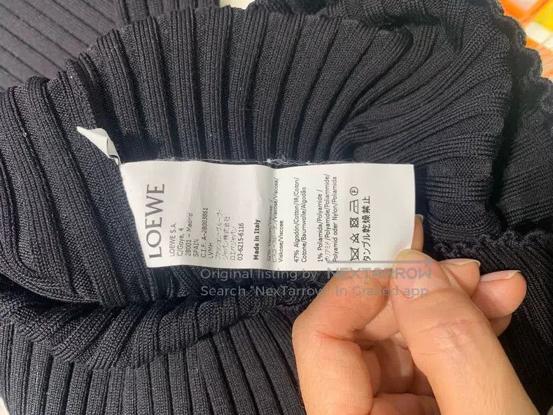 Loewe Loewe Black Knit Top Size M / US 6-8 / IT 42-44 - 4 Thumbnail