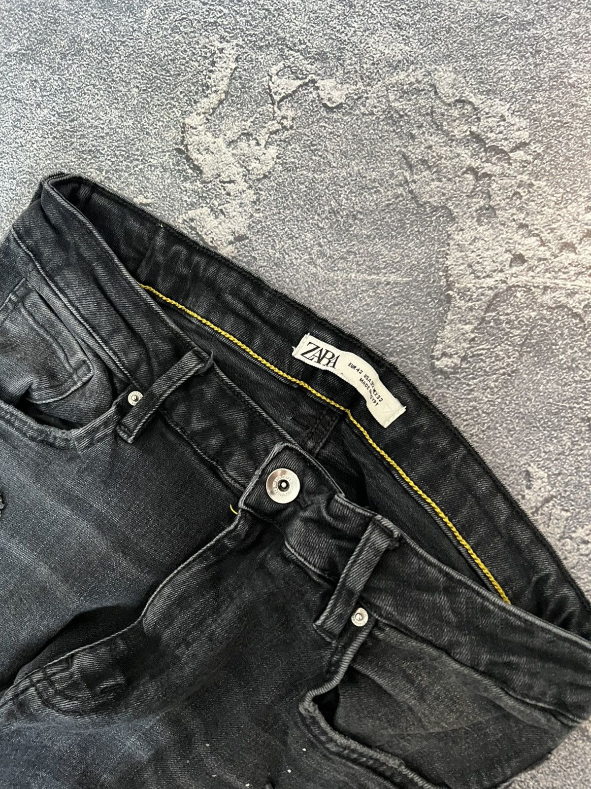 Vintage RARE Vintage Skinny Relaxed Drip Jean Swag Style Size US 31 - 9 Thumbnail