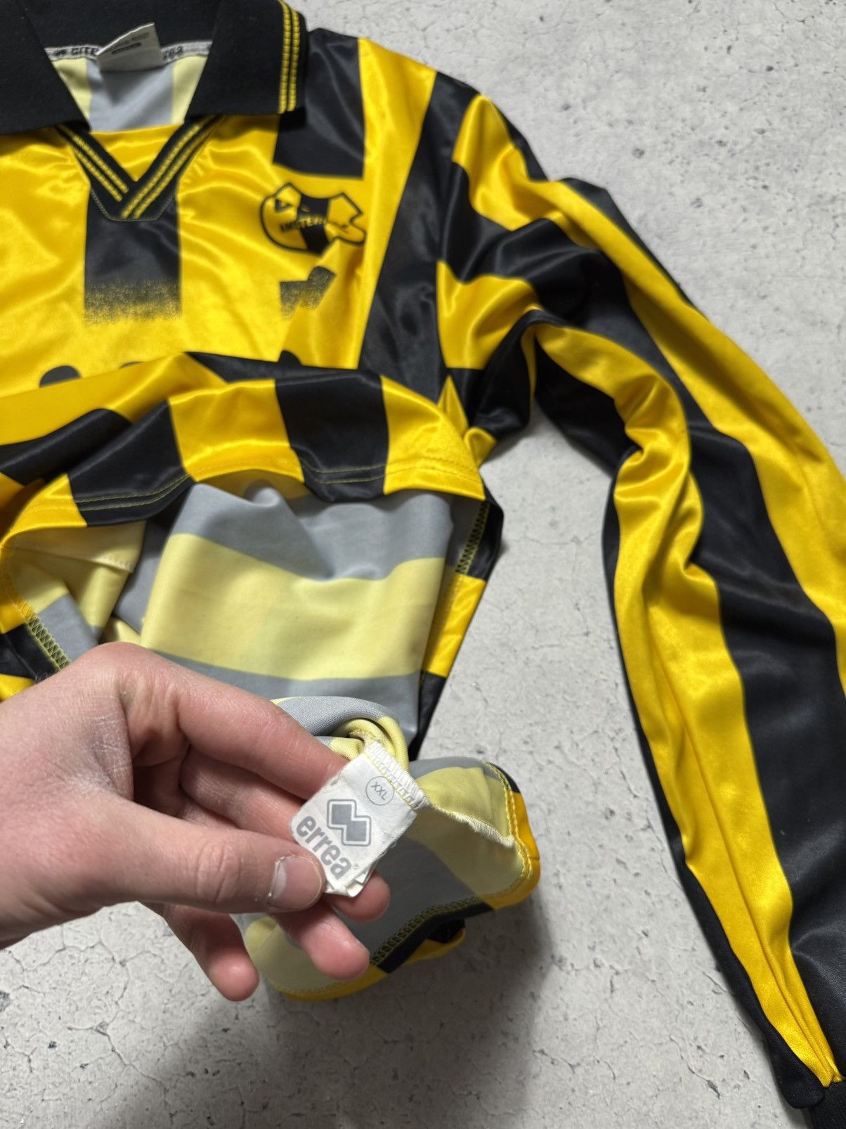 Errea Errea DWV Amsterdam Vintage Long Sleeve Soccer Jersey Size US XXL / EU 58 / 5 - 6 Thumbnail