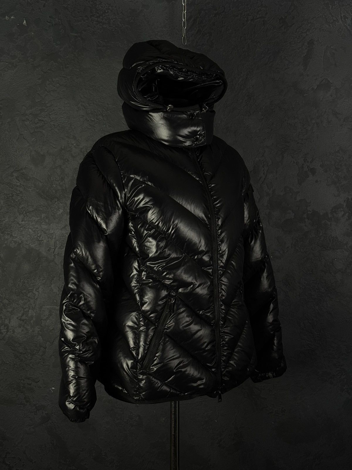 Moncler Moncler Black Brouel Hooded Quilted Jacket Goose Down Size 5 Size L / US 10 / IT 46 - 4 Thumbnail
