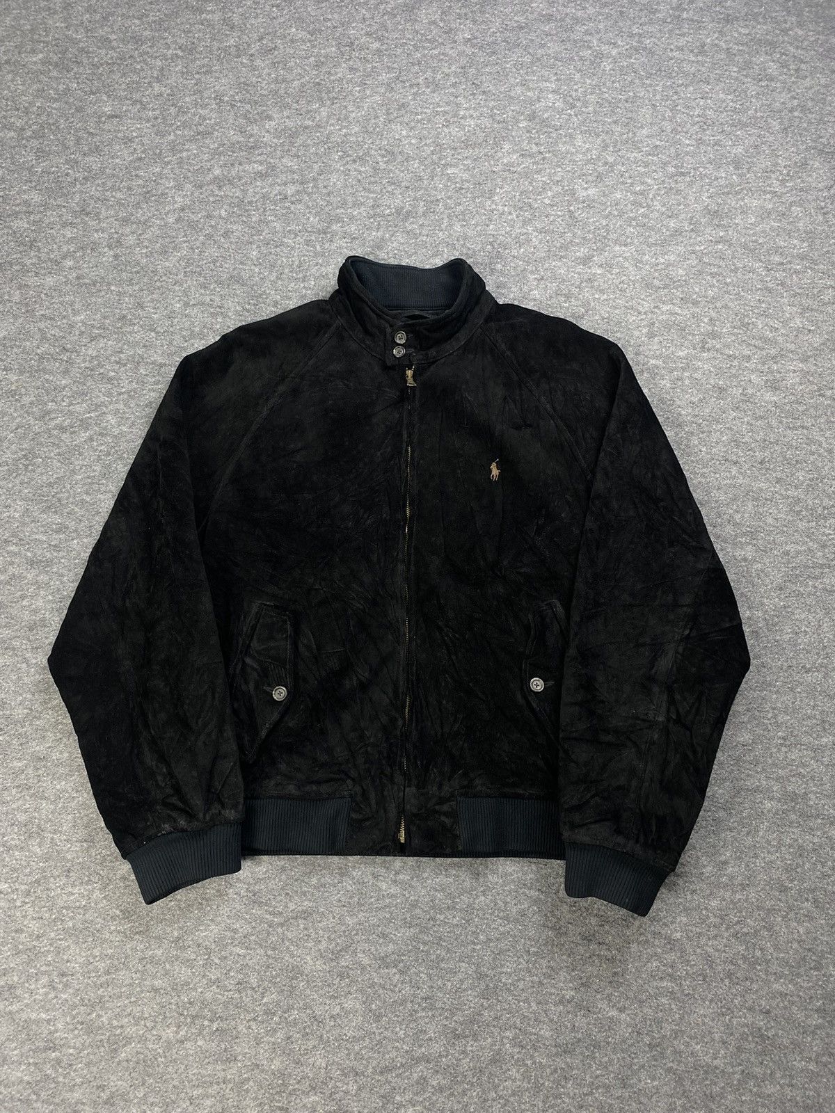 Polo Ralph Lauren Ralph Lauren Polo Mens Leather Suede Jacket Black Size US L / EU 52-54 / 3 - 1 Thumbnail