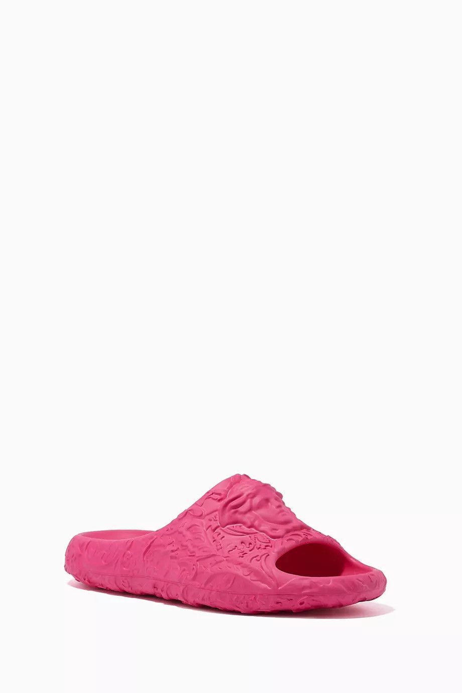 Versace o1y0226 Rubber Slippers in Fuchsia Size US 5 / IT 35 - 2 Thumbnail