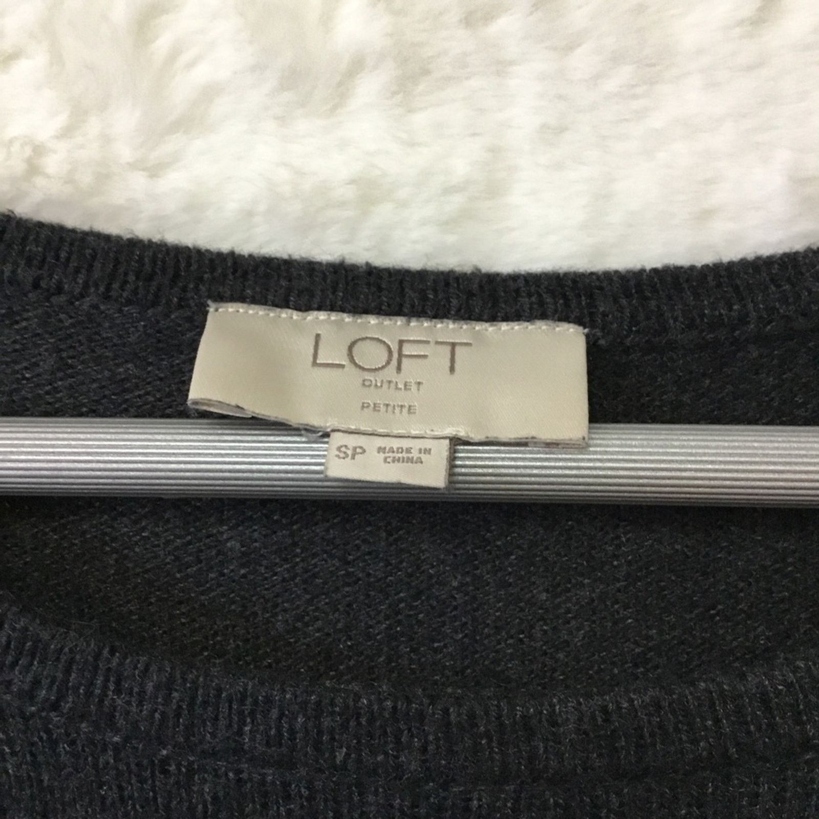 Loft Loft Gray Long Sleeve Sweater Dress Size S / US 4 / IT 40 - 4 Thumbnail