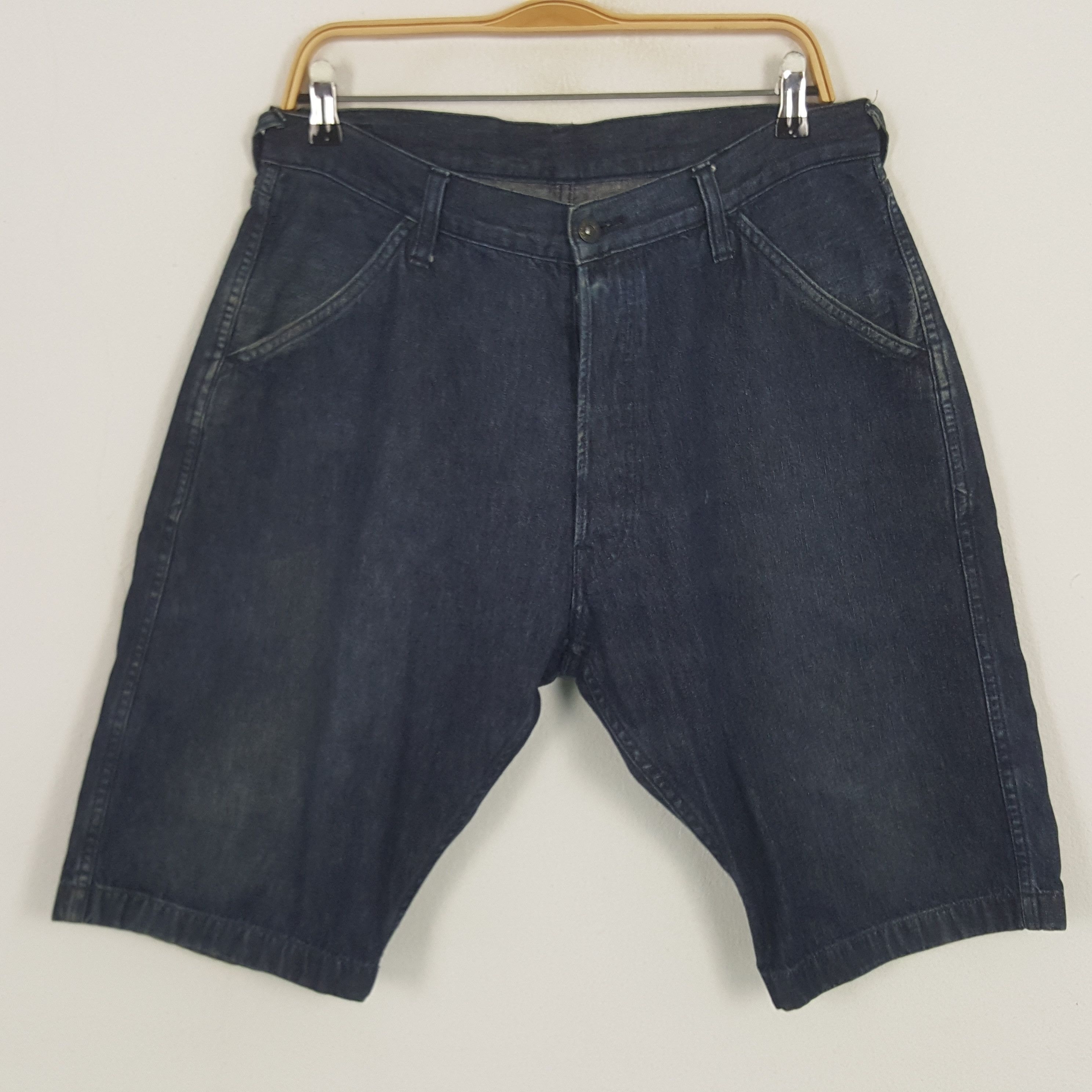 Evisu × Japanese Brand Vintage Evisu Yamane Custom Daicock Short Denim Jeans Size US 32 / EU 48 - 3 Thumbnail