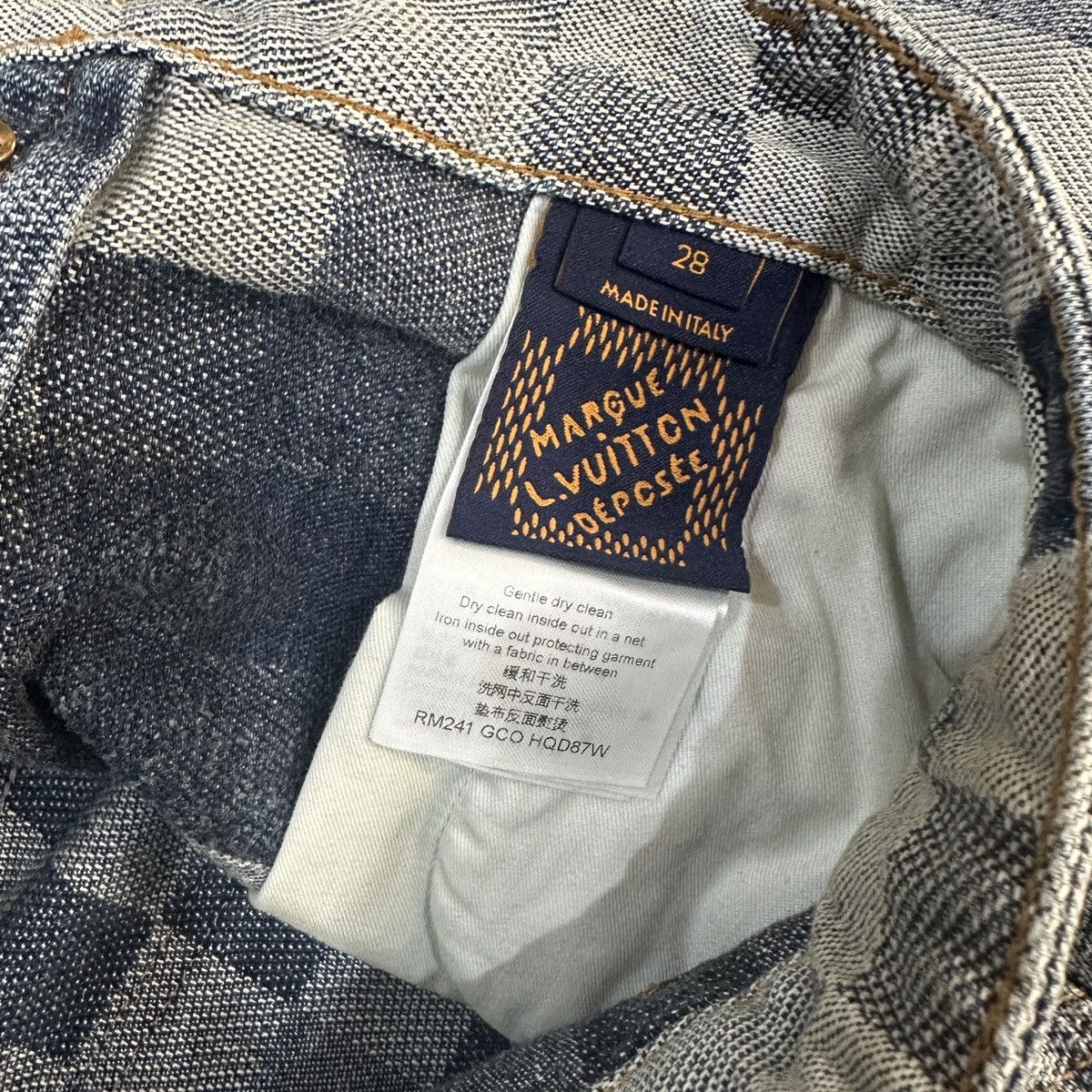 Louis Vuitton Louis Vuitton Damier Denim Pants Size US 28 / EU 44 - 2 Thumbnail
