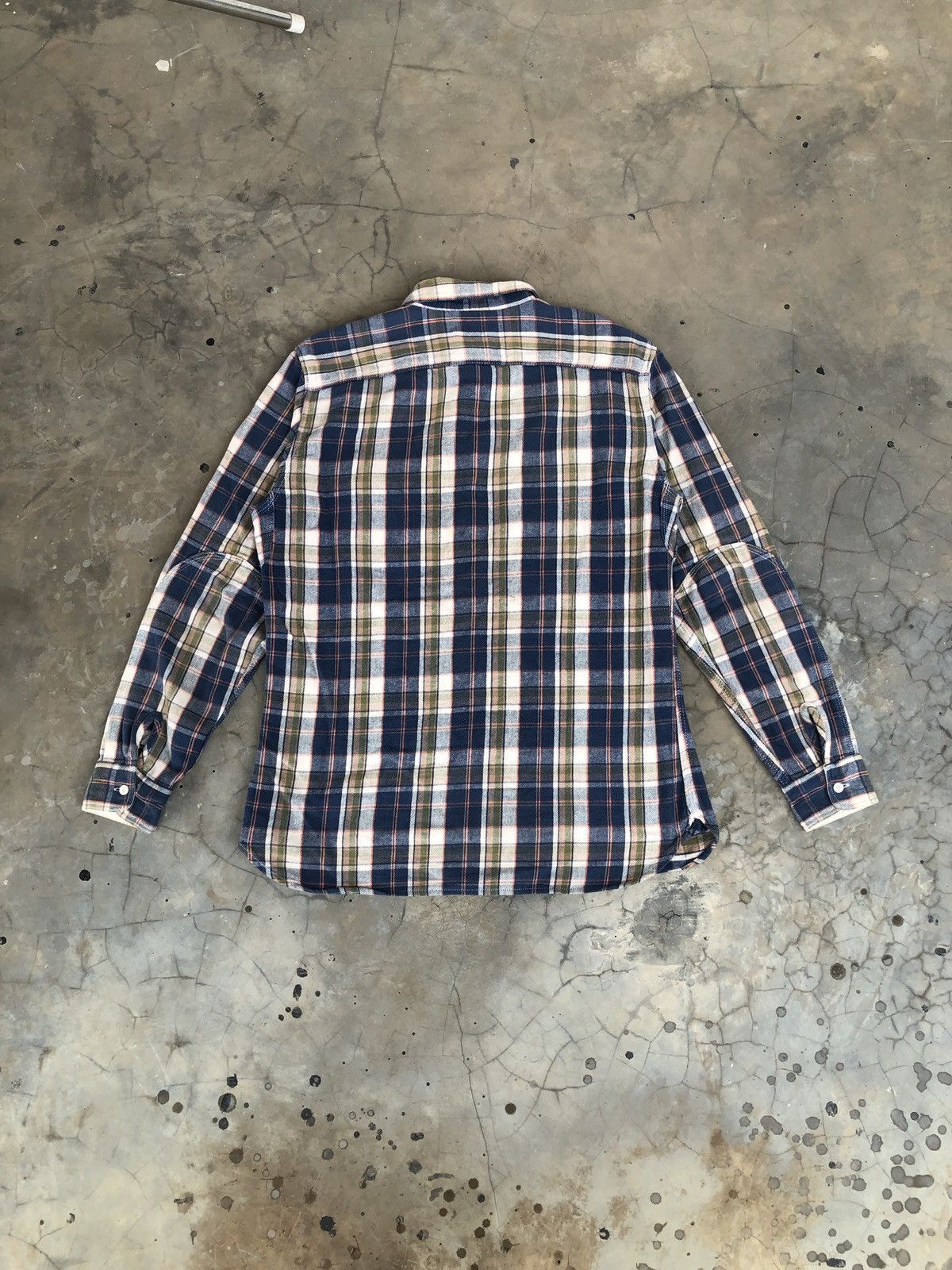 Beams Japan Vintage Classic Beams Hearts Flannel Shirt Plaid Button Up Size US M / EU 48-50 / 2 - 7 Thumbnail