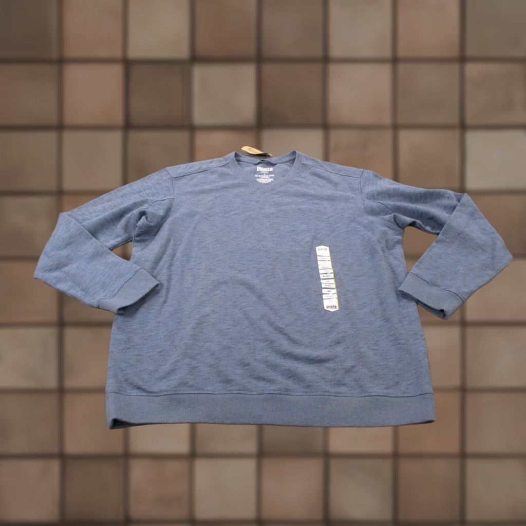 Vintage Duluth Shirt Mens L Blue Pullover Loophole V Neck Relaxed Knit Thermal Logo Outdoor Fall Winter Size US L / EU 52-54 / 3 - 1 Thumbnail