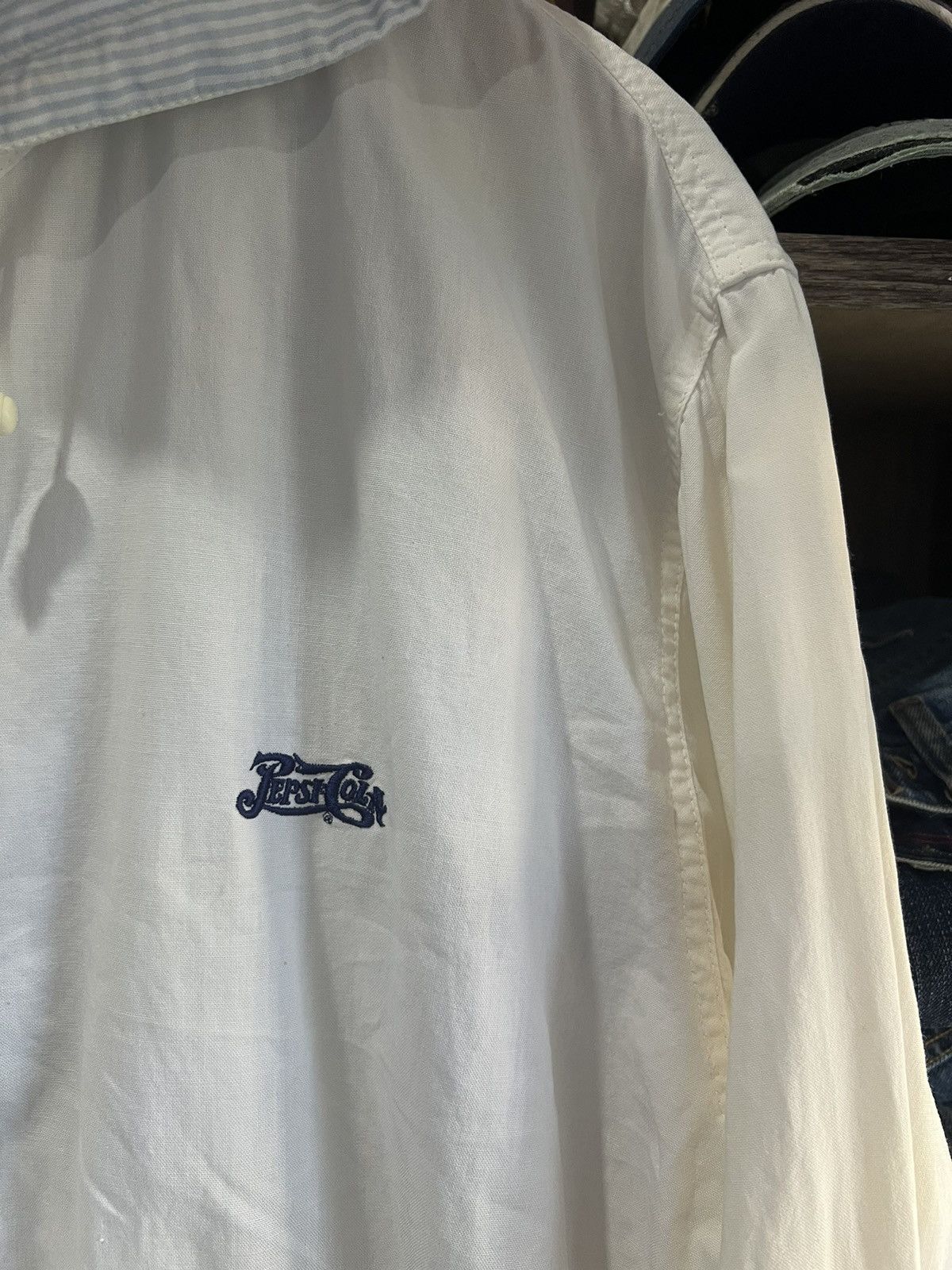 Pepsi 🔥Vintage Pepsi Cola Zipper Jacket Size US XL / EU 56 / 4 - 9 Thumbnail