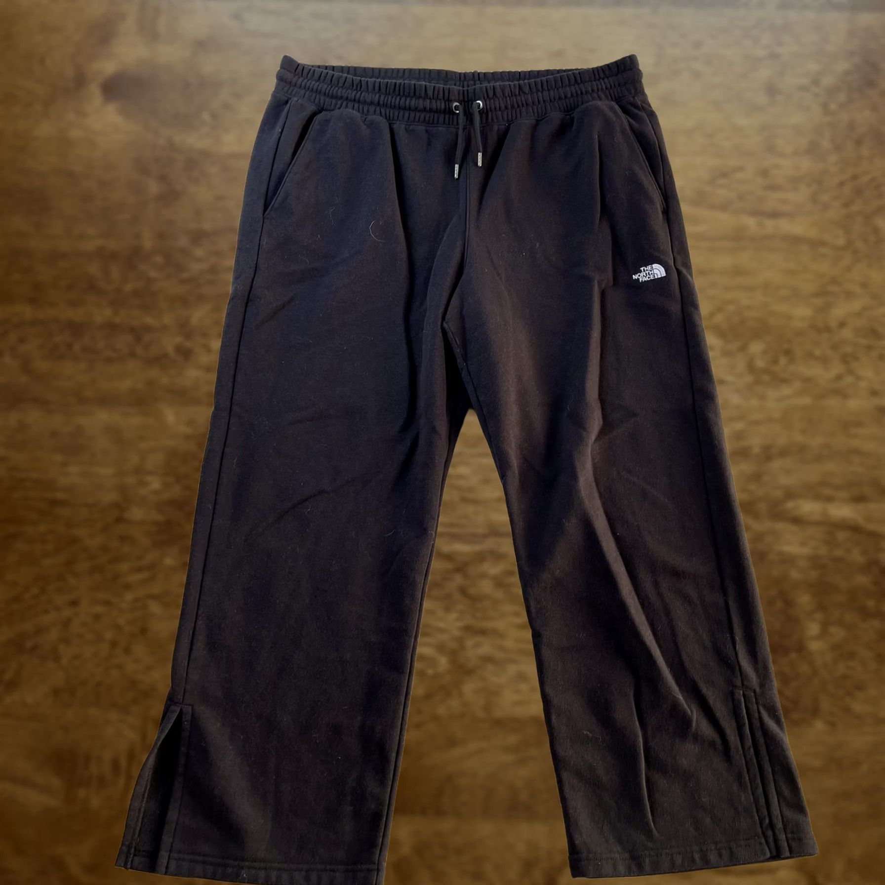 The North Face The North Face Sweatpants XXL Black Fleece Straight Leg Lounge Size 40" / US 18 - 1 Thumbnail