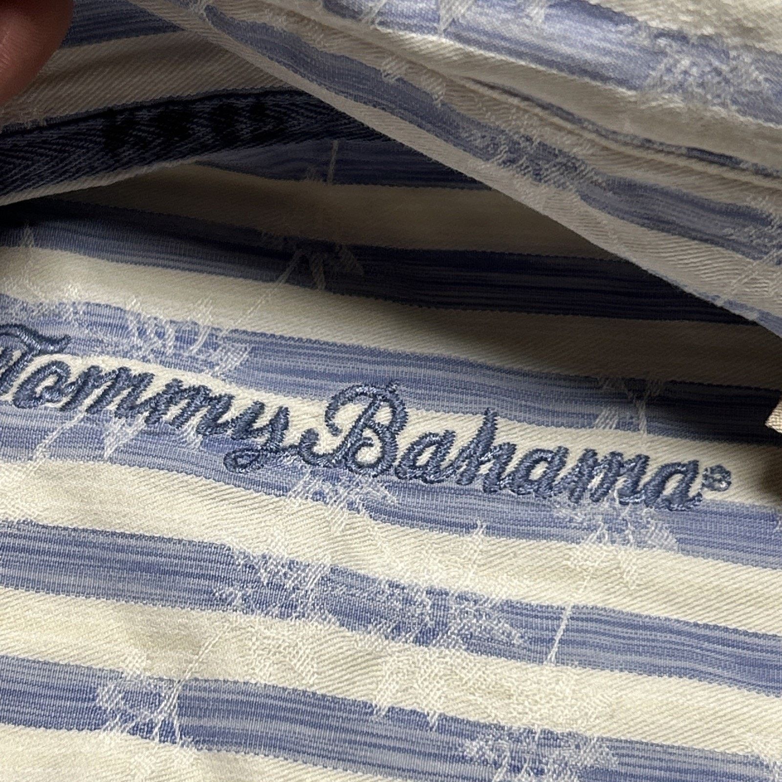 Tommy Bahama Tommy Bahama Button Up Silk Shirt Large Long Sleeve Pocket Size US L / EU 52-54 / 3 - 3 Thumbnail