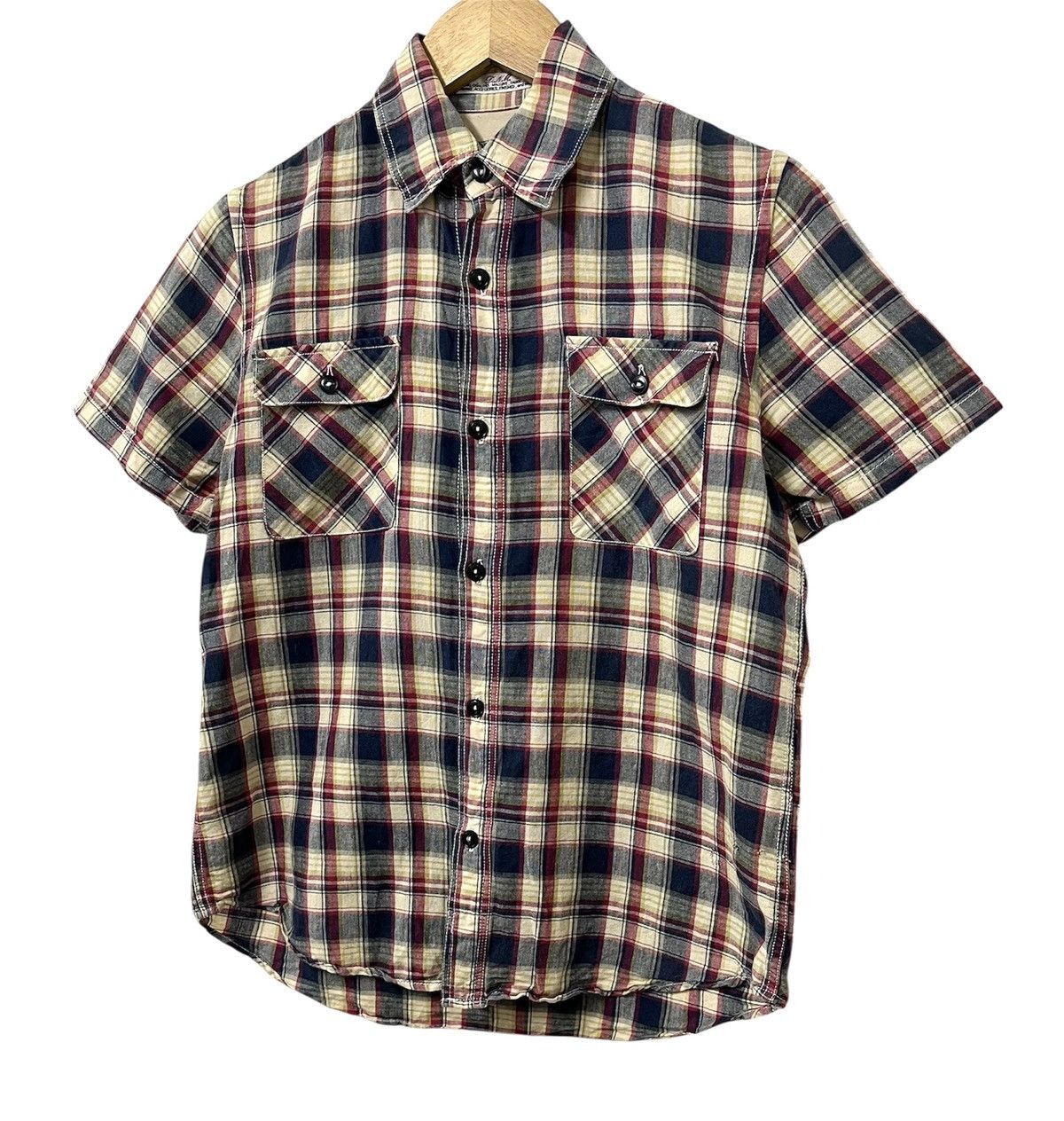 Denime DENIME & CO DRY STUFF DNM DOUBLE POCKET JAPAN CHECKED SHIRT Size US S / EU 44-46 / 1 - 4 Thumbnail