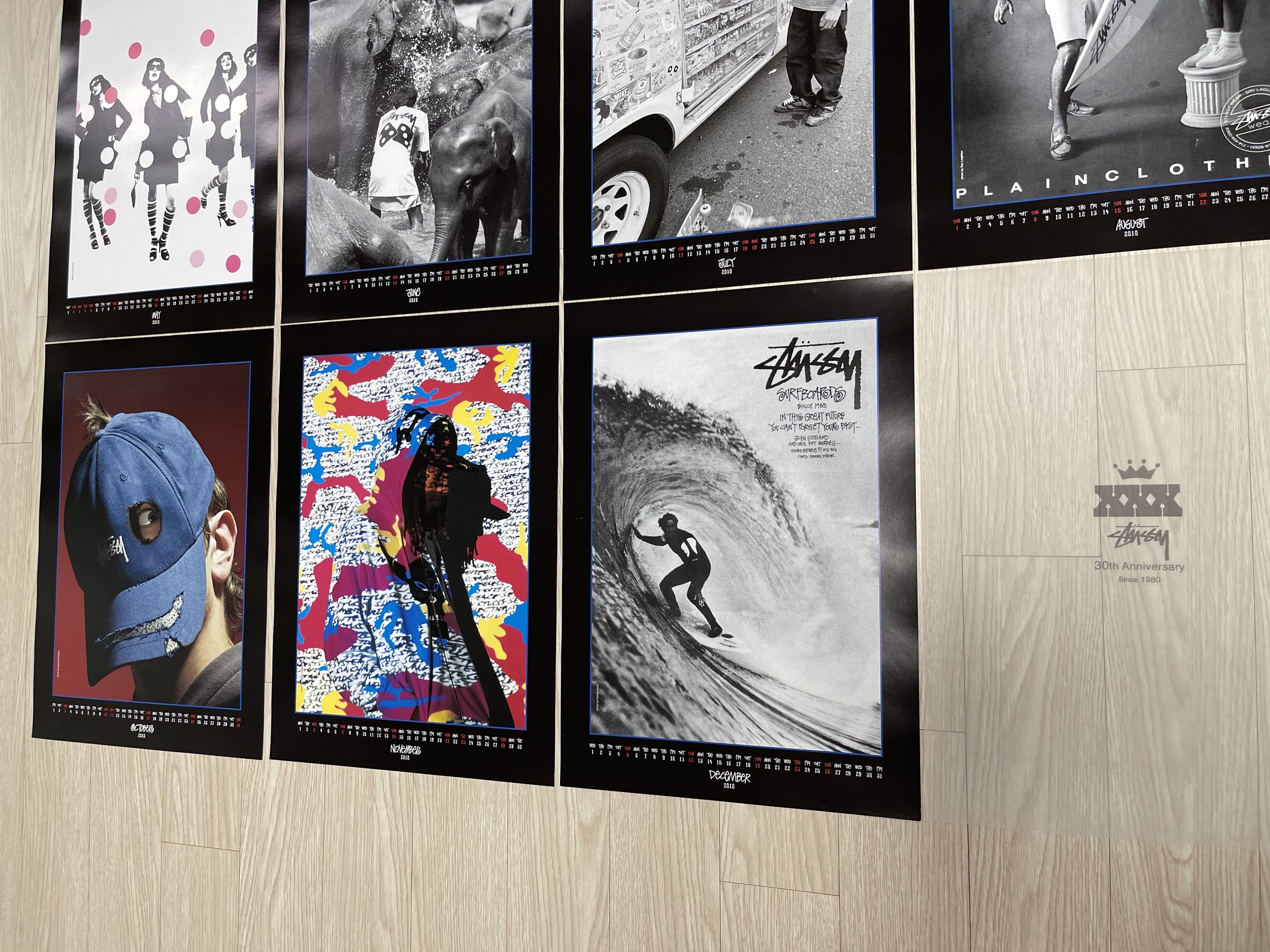 Stussy Stussy 30th Anniversary art poster AD2010 Set Size ONE SIZE - 5 Thumbnail