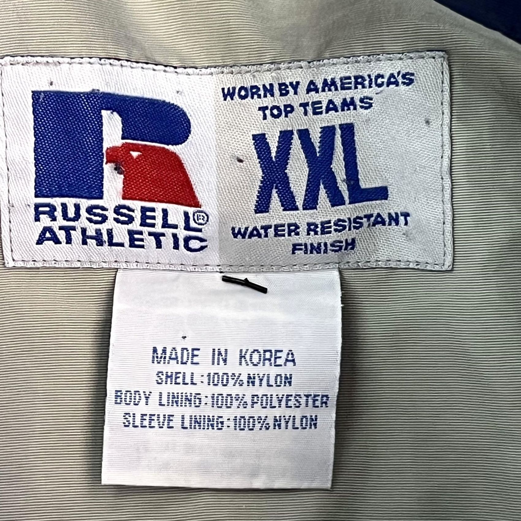 Russell Athletic Vintage Russell Athletic Jacket Mens 2XL Blue Full Zip Football Windbreaker 90s Size US XXL / EU 58 / 5 - 7 Thumbnail