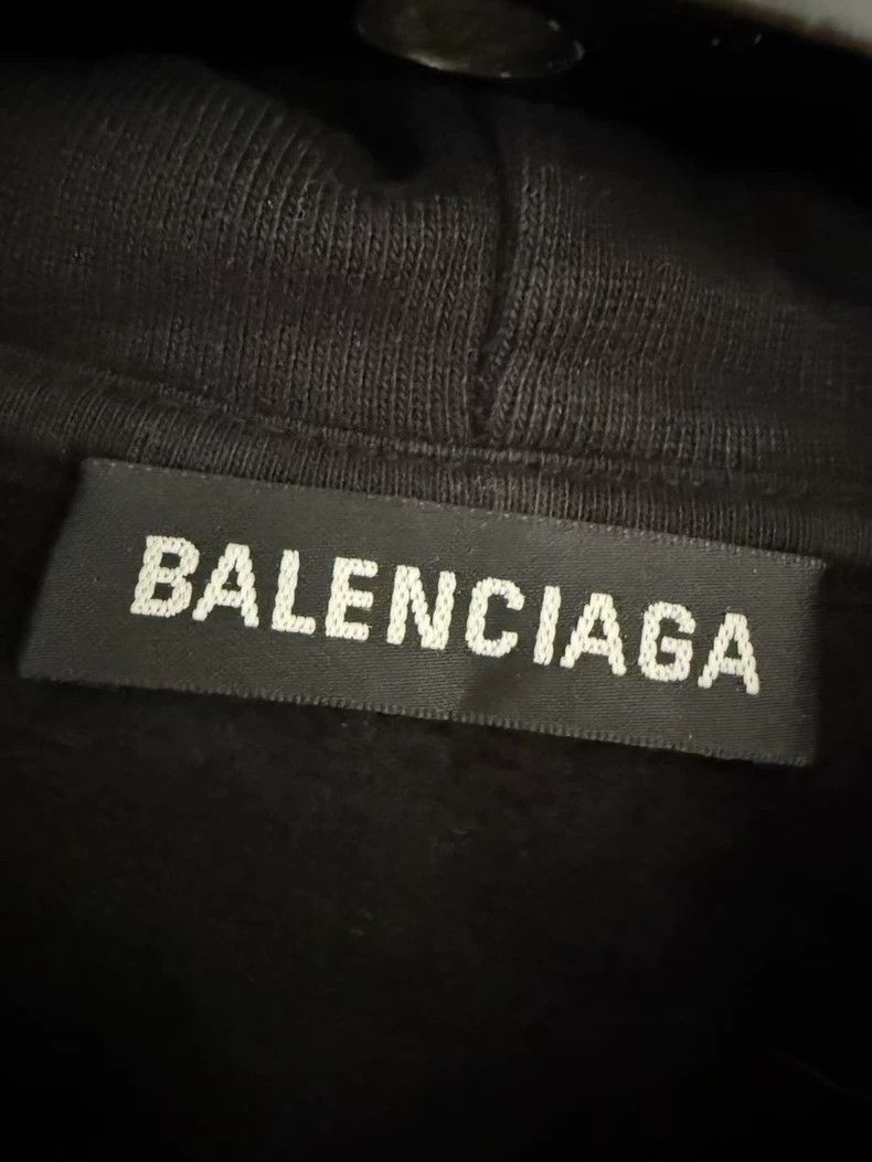 Balenciaga Balenciaga Glitter Crown Hoodie Black Size US M / EU 48-50 / 2 - 3 Thumbnail