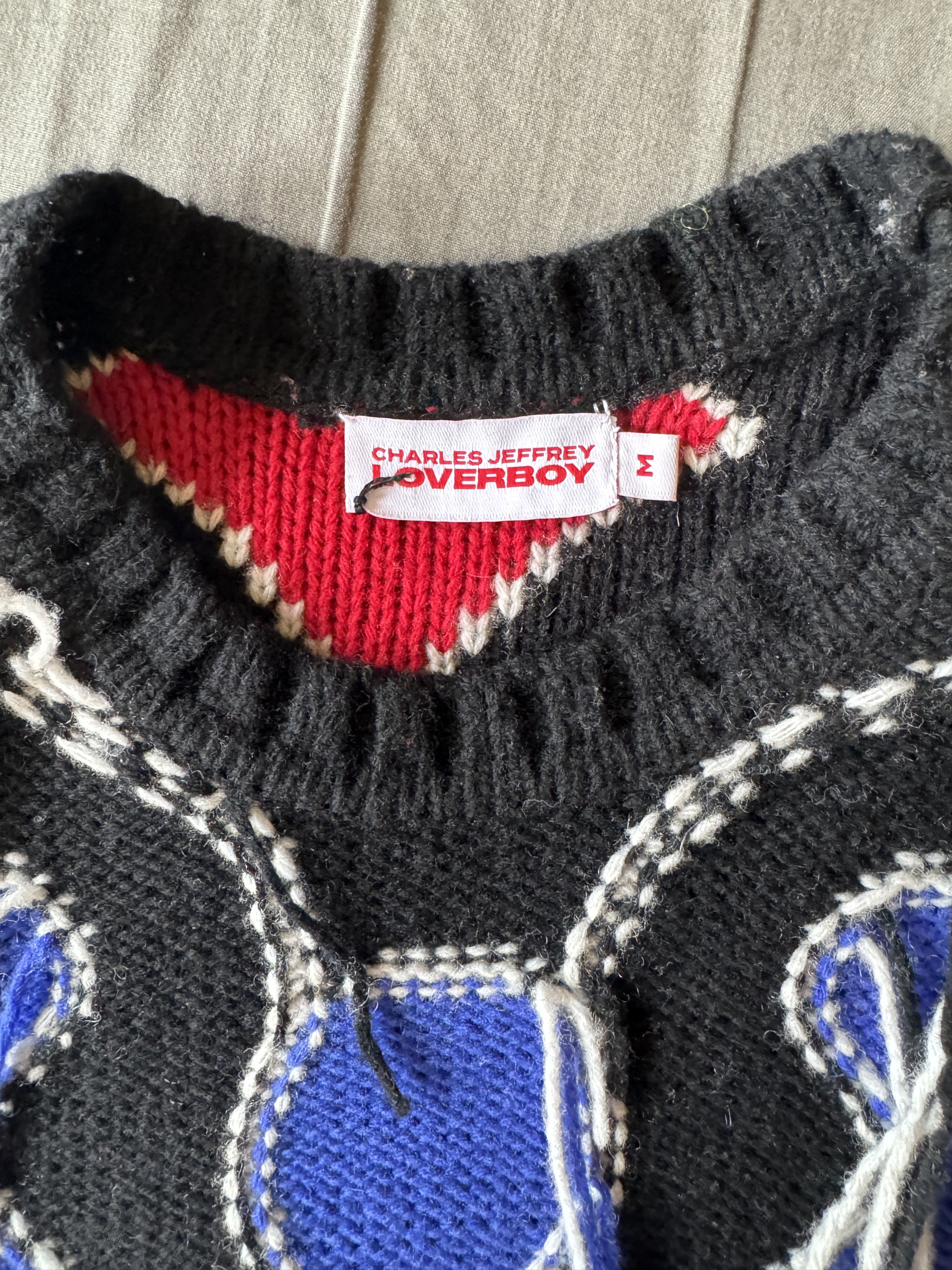 Charles Jeffrey LOVERBOY Charles Jeffrey Loverboy Guddle tassel intarsia-knit tank Size US M / EU 48-50 / 2 - 3 Thumbnail