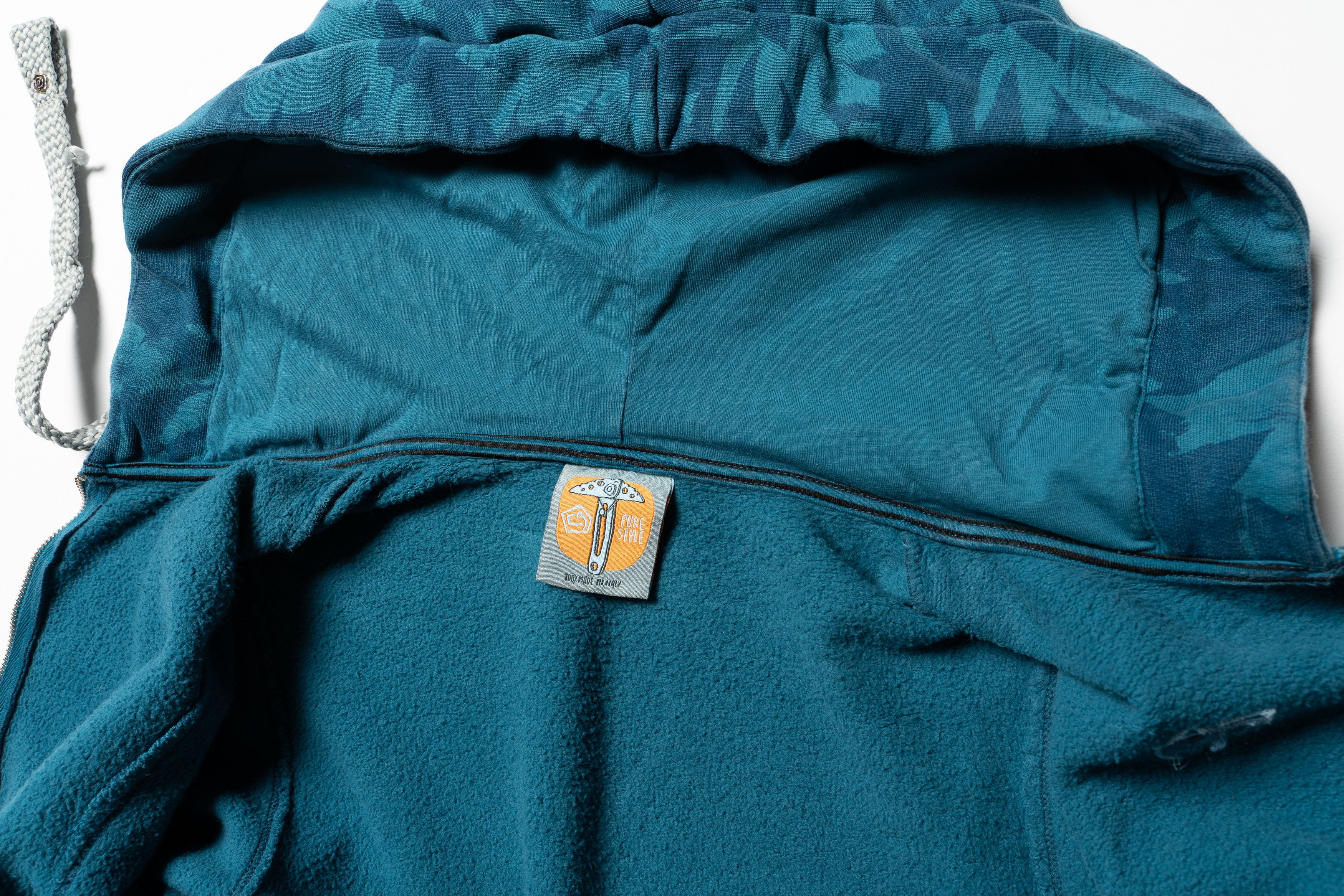 Outdoor Research 🔴 E9 SRL ZEB Blue Floral Full Zip Hoodie Sweatshirt Size L / US 10 / IT 46 - 9 Thumbnail