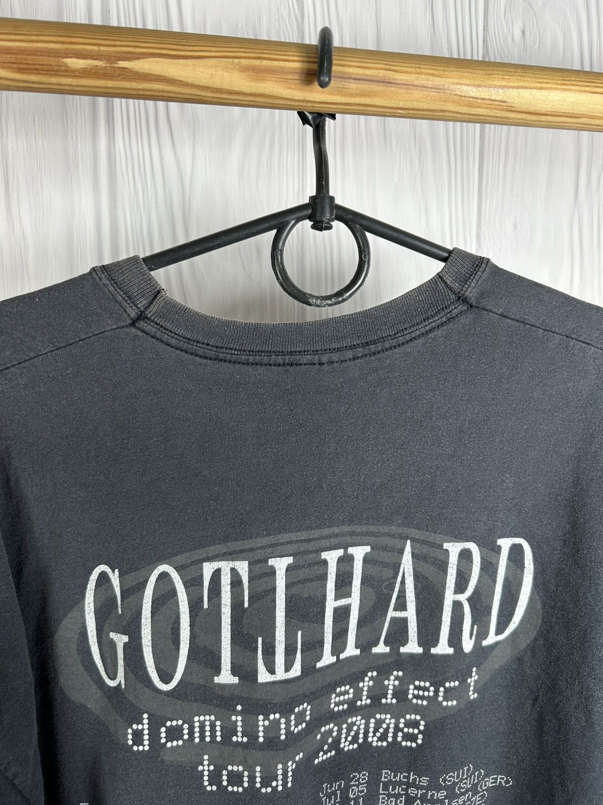 Band Tees Vintage Gotthard Domino Effect 2008 Tour T-Shirt Size XL Size US XL / EU 56 / 4 - 16 Thumbnail