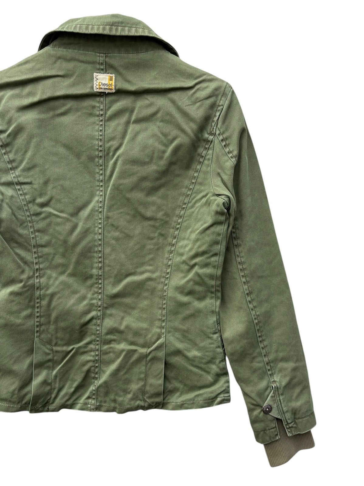 Diesel Diesel De-Arming Women’s Green Jacket Coat Size S / US 4 / IT 40 - 10 Thumbnail