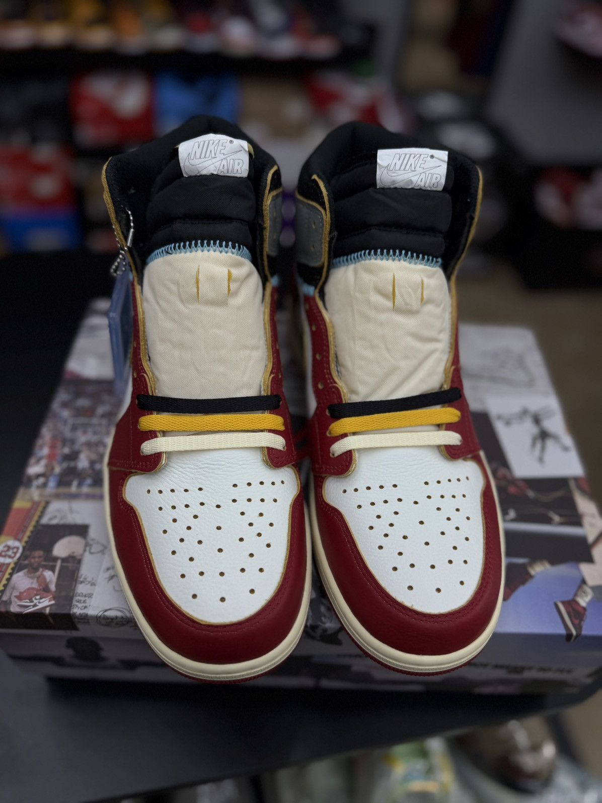 Jordan Brand × Nike Nike Jordan 1 Union (HV8563-600) Size 11.5 (NEW) Size US 11.5 / EU 44-45 - 7 Thumbnail