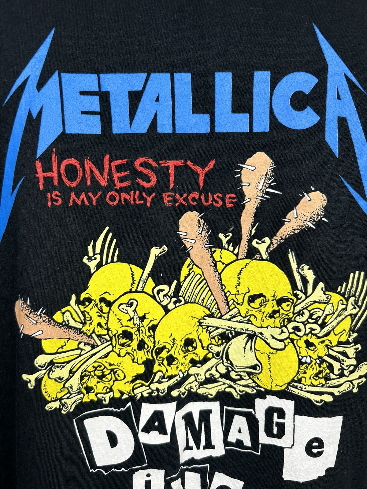 Band Tees × Vintage Vintage 2009 Metallica Damage Inc Tour Tee Size US XL / EU 56 / 4 - 13 Thumbnail