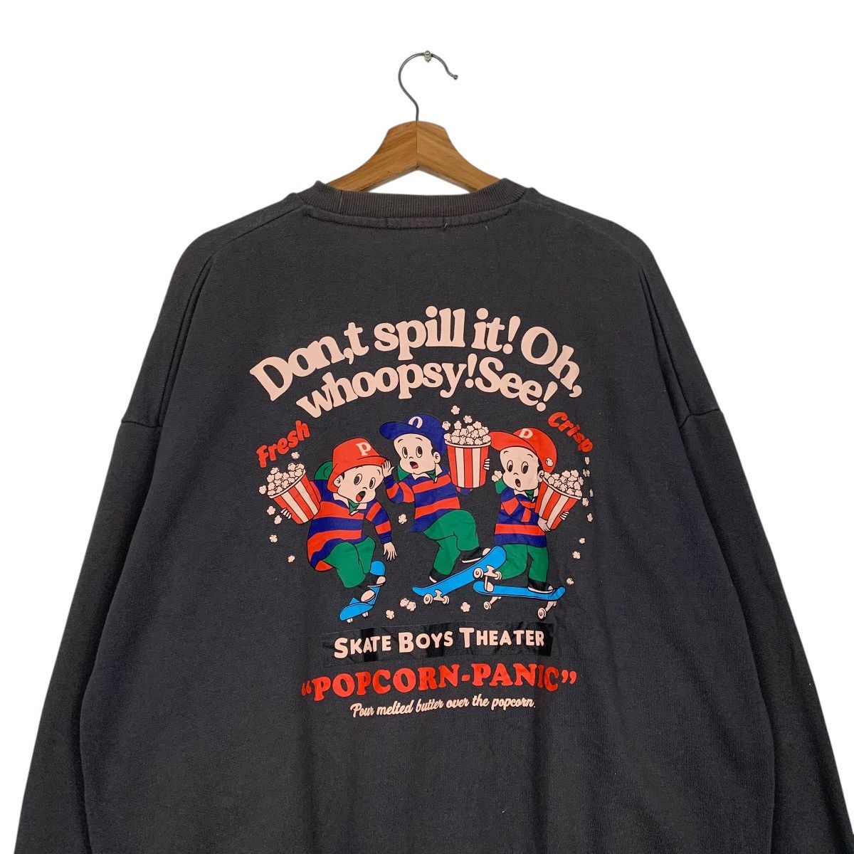 Japanese Brand Skate Boys Theater Popcorn Panic Sweatshirt Size US M / EU 48-50 / 2 - 8 Thumbnail