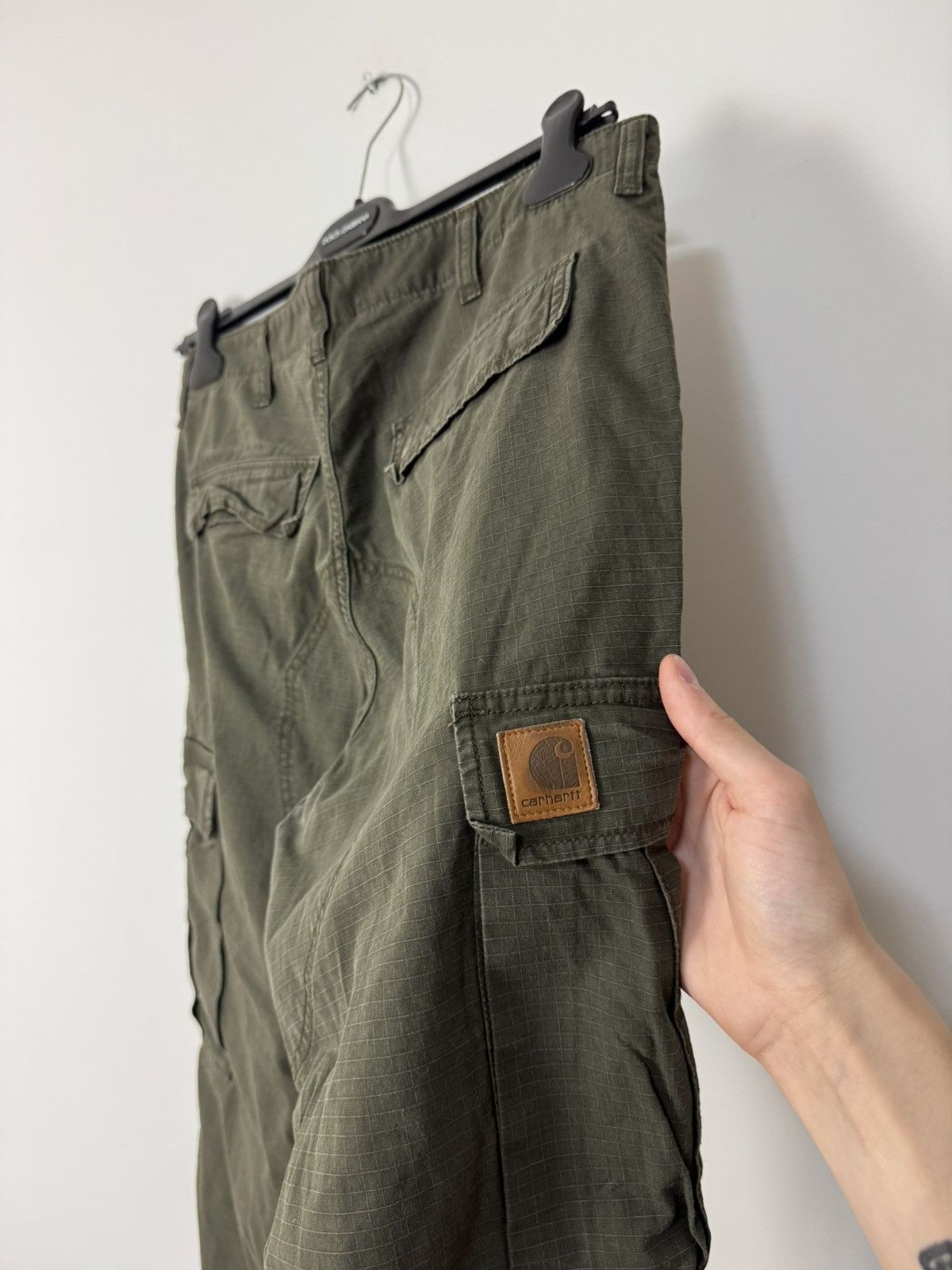 Carhartt Vintage carhartt cargo khaki pants parachute Size US 33 - 10 Thumbnail